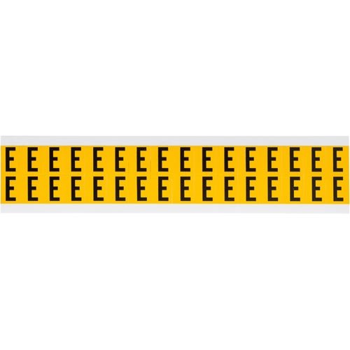 Brady 1520-E 44014 15 Series Indoor/Outdoor Numbers & Letters - 50 Cards Pack for House Address, Mailbox & Business Signage