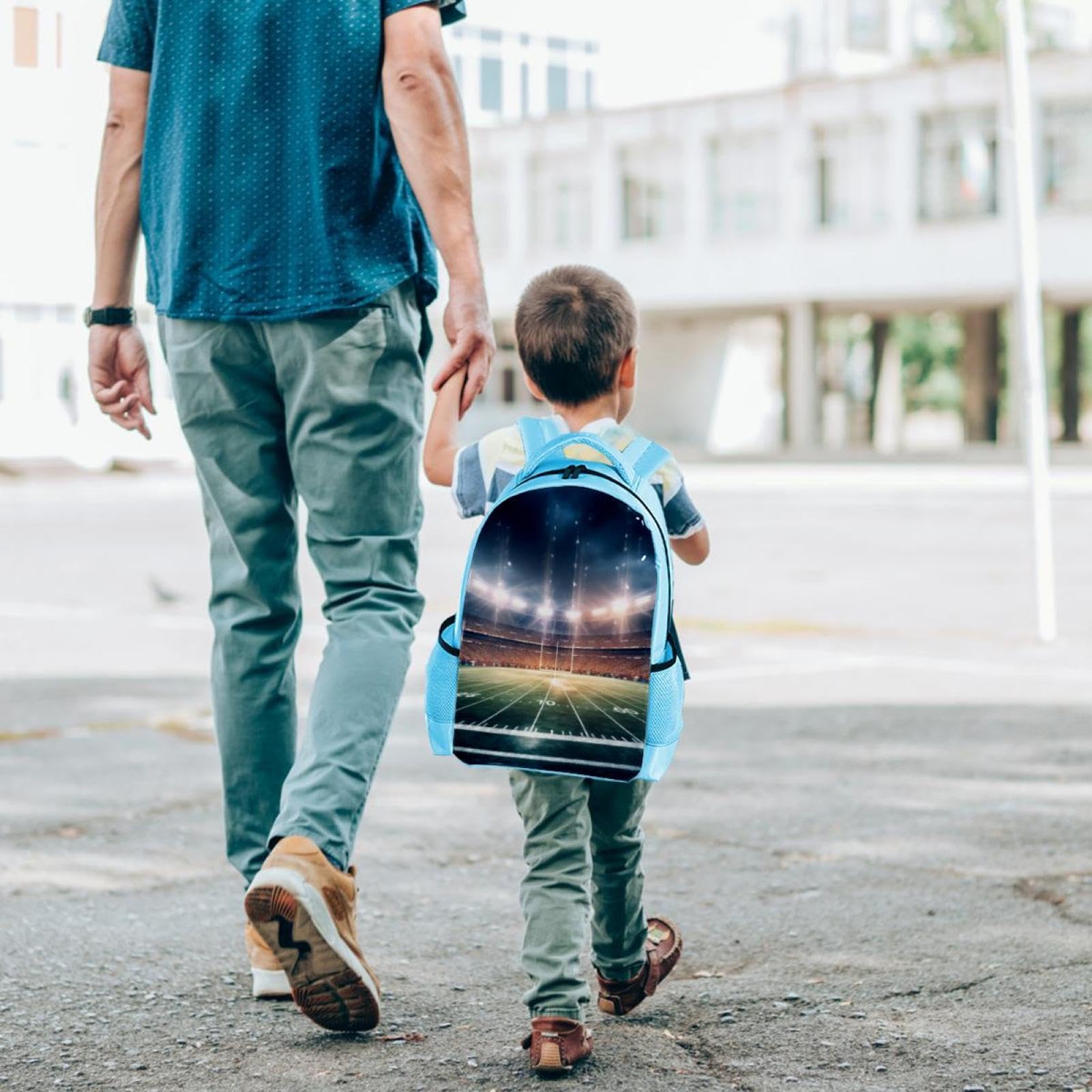 Best Travel & Work Backpack for Men & Women - Durable Laptop Backpack with USB Charging Port - Perfect for Commuting, College, Hiking & American Football Games
