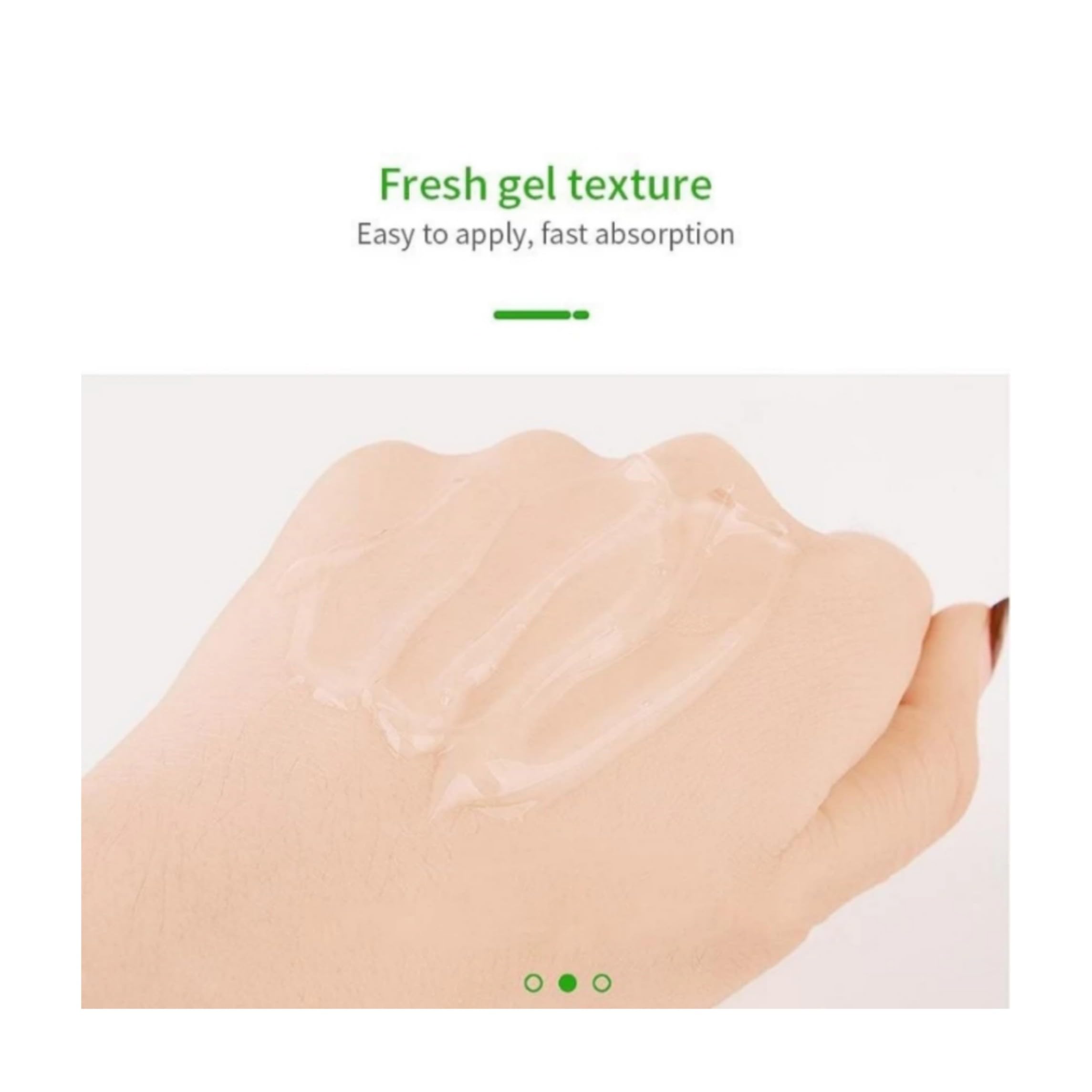 Eshope 99% Pure Aloe Vera Gel - Natural Skin Soothing & Nourishing Moisturizer for Face & Body | Sulfate-Free, Paraben-Free | 100ml Aloe Vera Gel with Free Aloe Face Wash | Perfect for Sunburn Relief, After-Sun Care & Daily Hydration