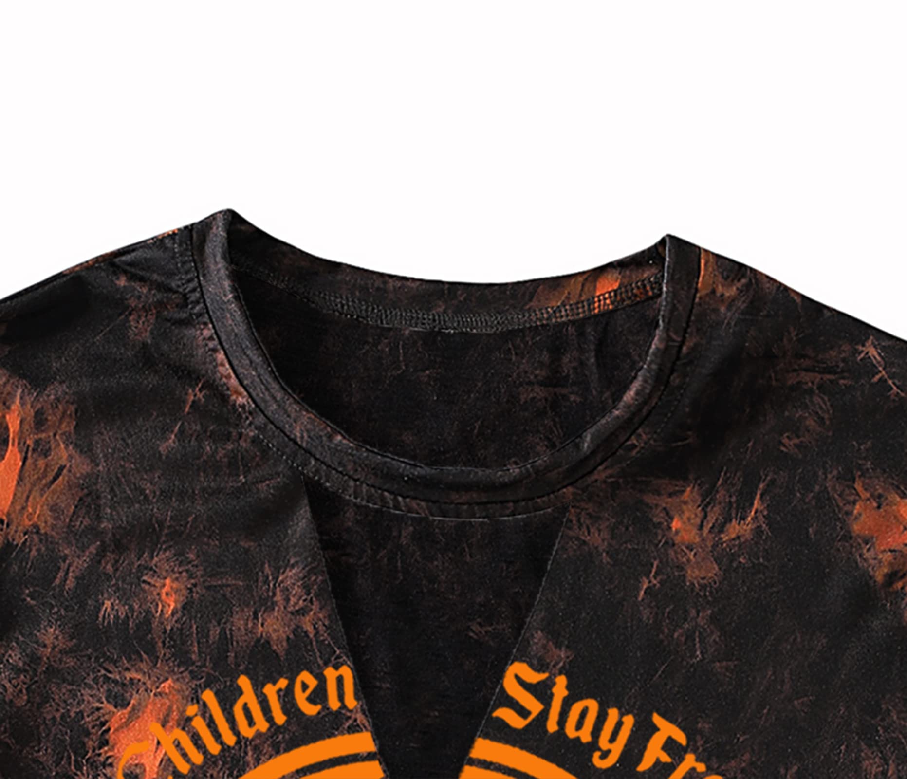 MAIHUN Halloween T-Shirt for Women - Hocus Pocus Sanderson Sisters Horror Movie Tee | Scary Squad Graphic Top for Halloween Parties & Horror Movie Nights