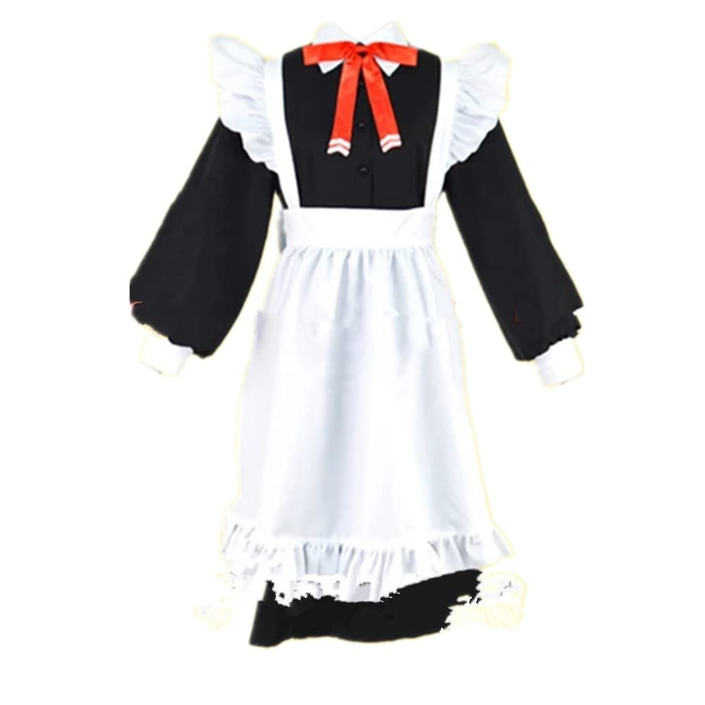 Watson Amelia VTuber Anime Cosplay Costume - Maid Uniform Outfit for Role Play, Halloween, Conventions & Themed Parties