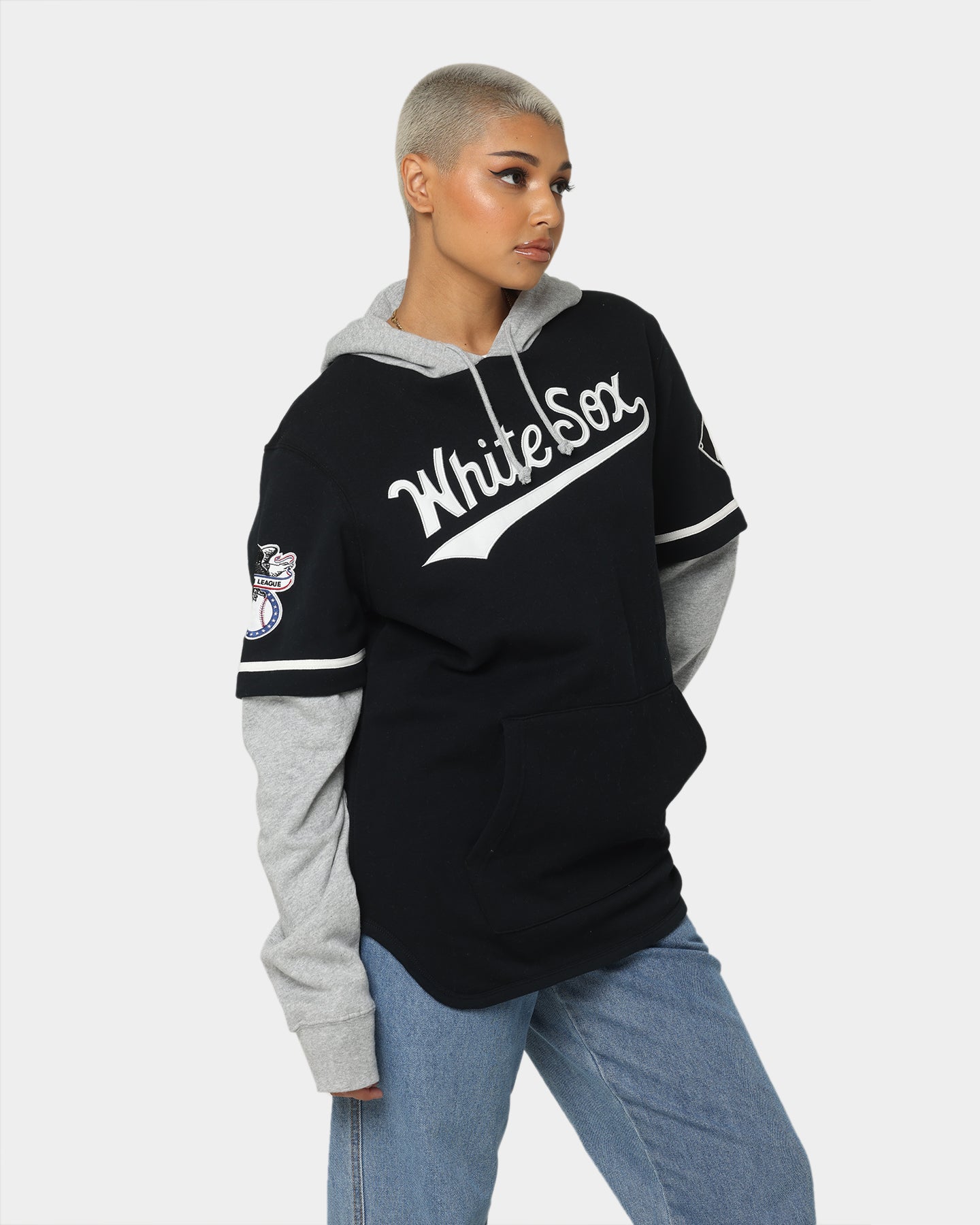 47 Brand Chicago White Sox Shortstop Hoodie - Jet Black - Men's Baseball Fan Apparel for Game Day & Casual Wear