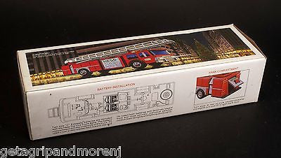 Vintage HESS 1986 Red Toy Fire Truck Bank with Ladder & Engine - Collectible Firefighter Toy for Kids & Adults | Perfect for Christmas Gifts, Birthday Presents & Toy Collections