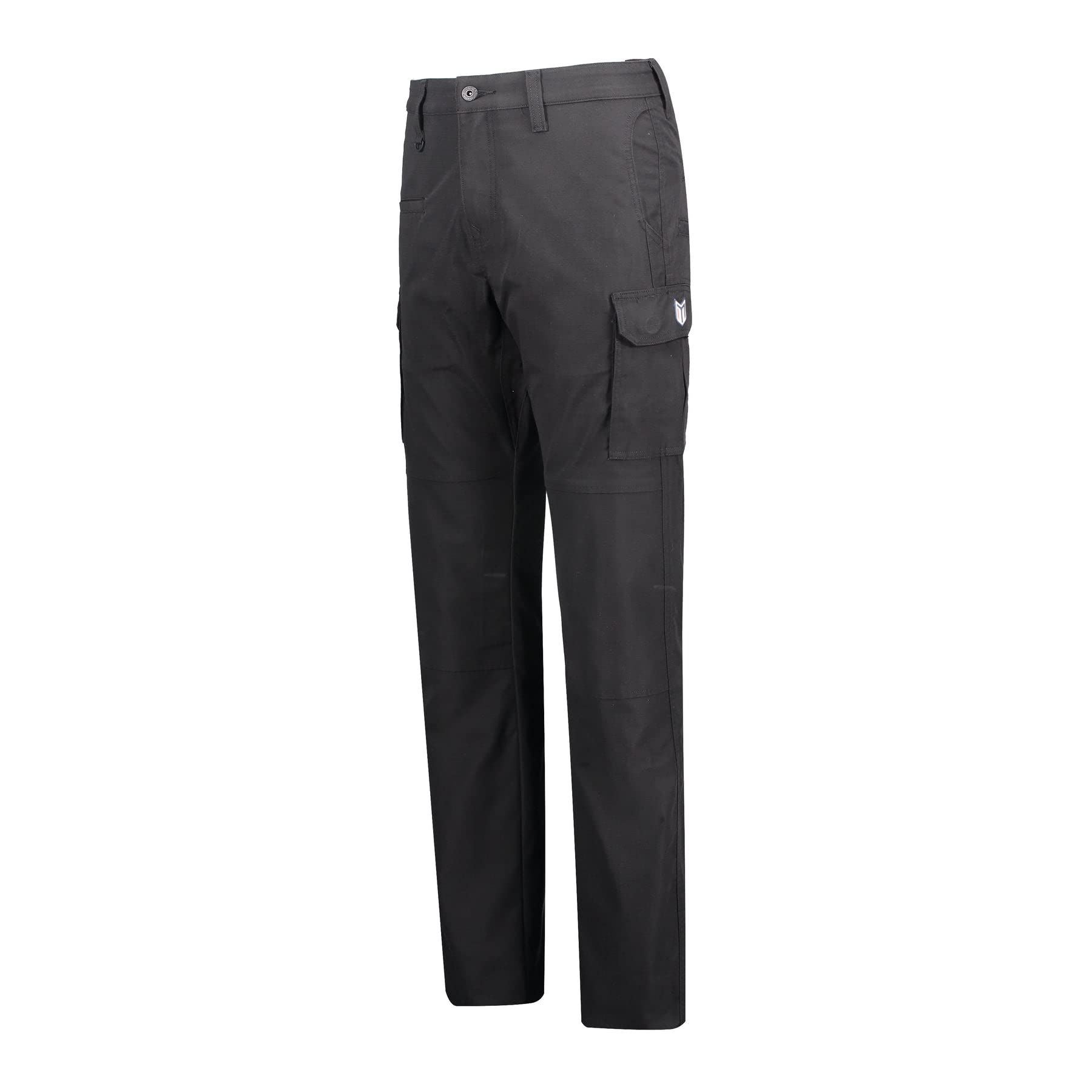 Marwin Sports Black Cargo Pants for Men - Tactical Workout Hiking Pants with Magnetic Side Pockets | Durable Comfortable Outdoor Activewear for Gym, Travel & Casual Wear