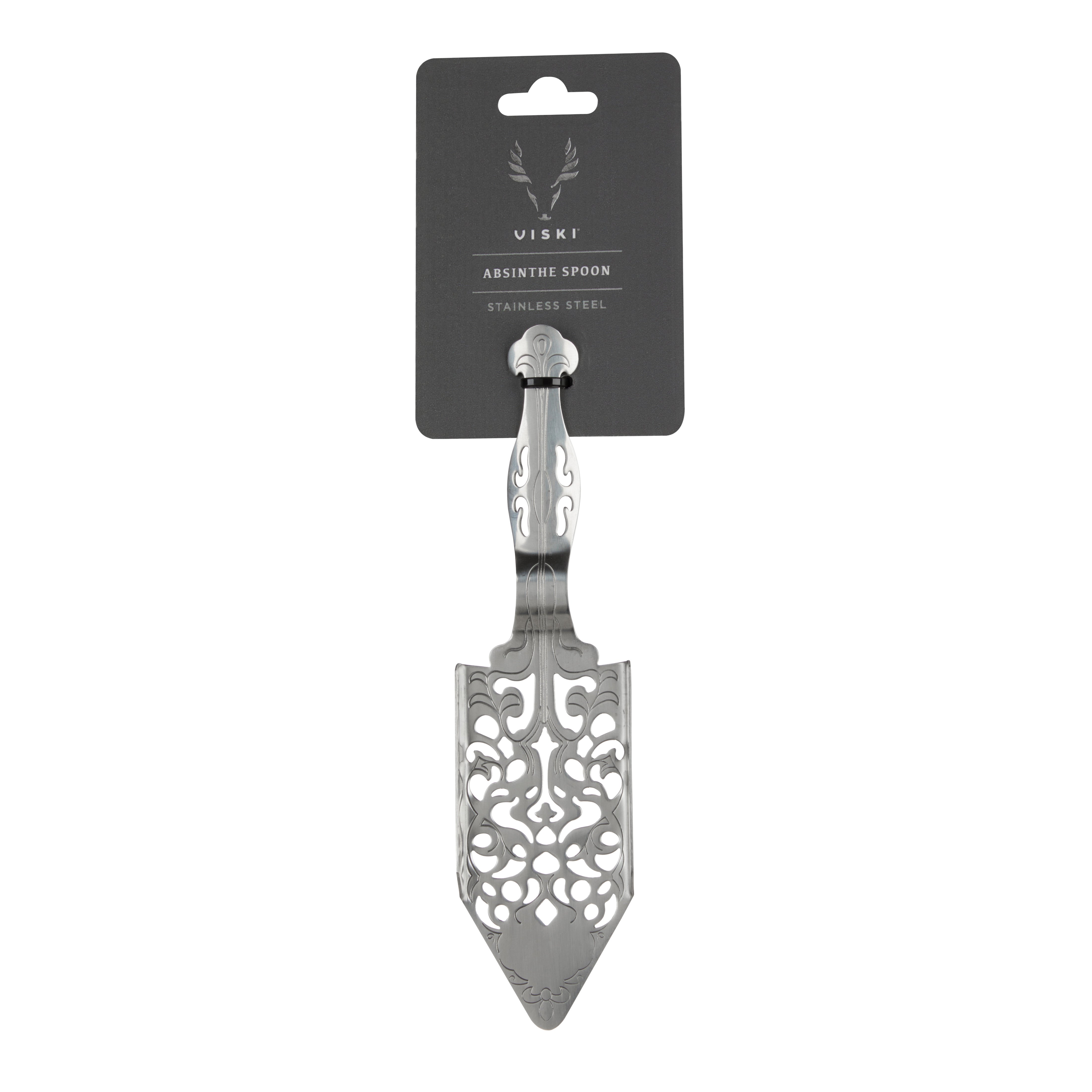 Premium Stainless Steel Absinthe Spoon - Durable & Elegant for Perfect Absinthe Drip - Ideal for Home Bars, Cocktail Parties & Gift Giving
