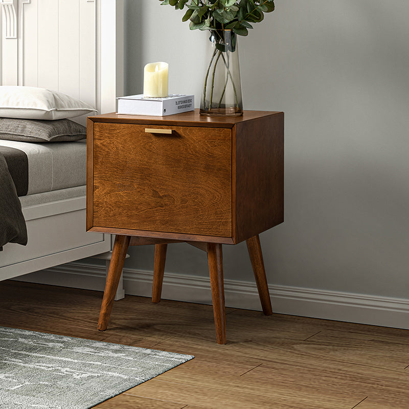 Doris 2-Drawer Nightstand with Built-in USB Outlets & Power Strip - Modern Bedside Table for Bedroom, Living Room, or Office (Optional Types Available)