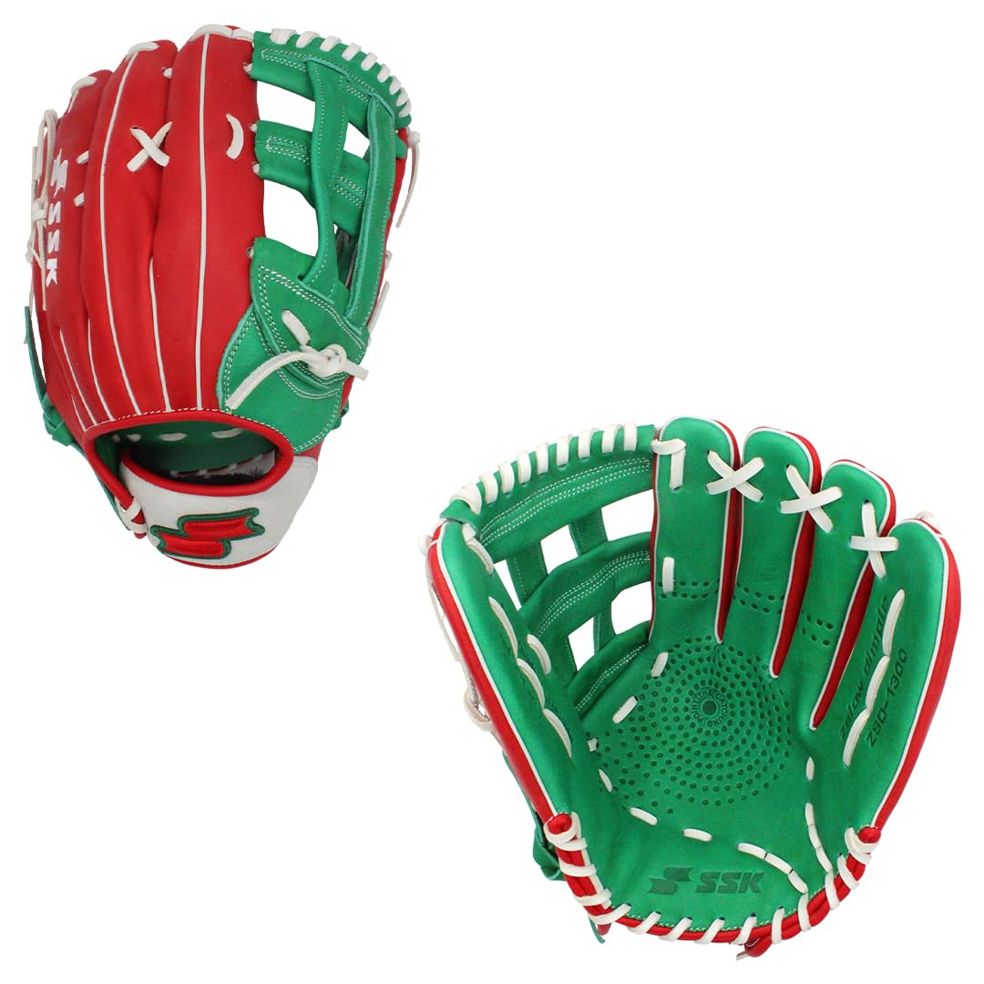 ZSLOW DIMPLE Slowpitch Softball Glove for Men & Women – Game Ready Baseball Glove – 12.5” to 14” Sizes – Right & Left Hand Throw – Perfect for Slowpitch Games, Training & Practice