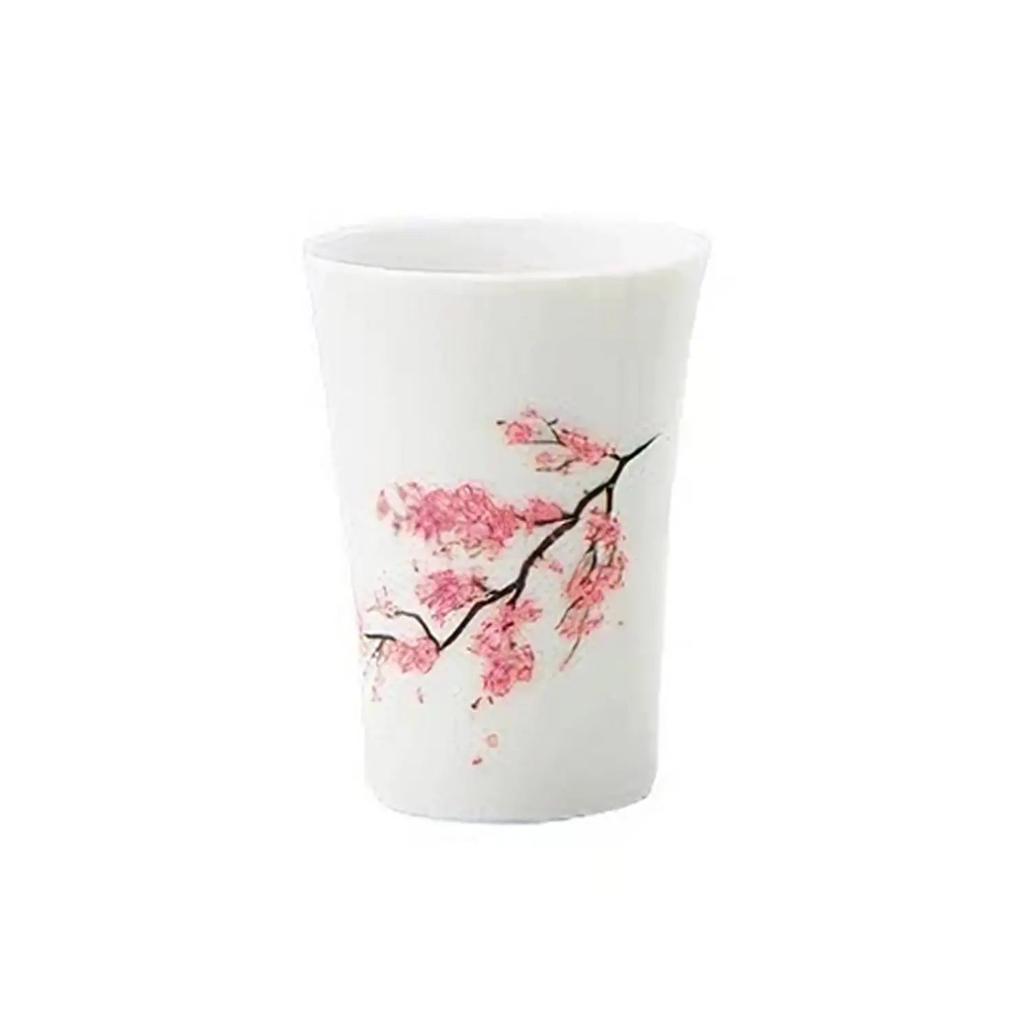 Heat Sensitive Color Changing Ceramic Mug with Sakura Design - Perfect for Hot Drinks, Gifts & Home Decor