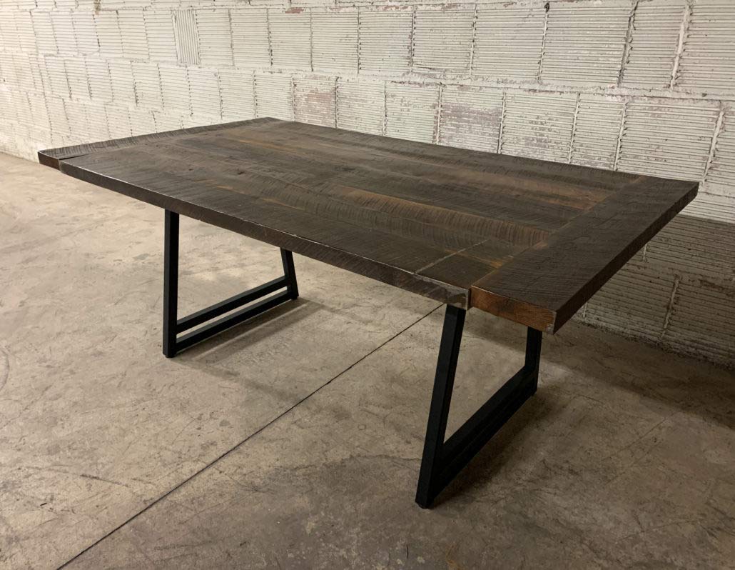 Premium Thurman 2.0 Steel Table Legs - Handcrafted in USA - Heavy Duty Support for Dining Tables, Workbenches & Industrial Furniture