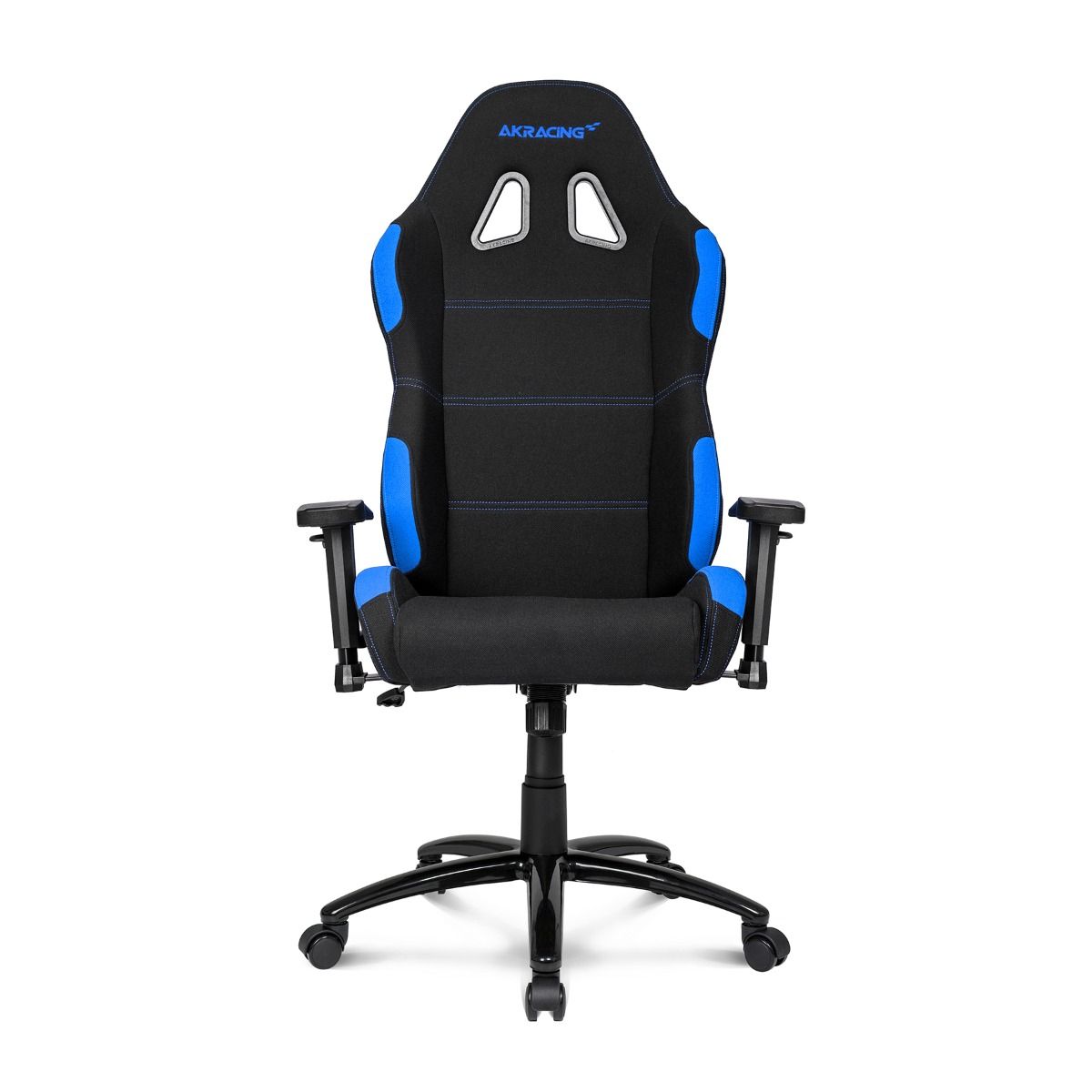 AKRacing K7012 Ergonomic Gaming Chair - High Back Racing Style with Adjustable Lumbar Support & Headrest - Black & Blue - Perfect for PC, Office, and Esports Gaming Setup
