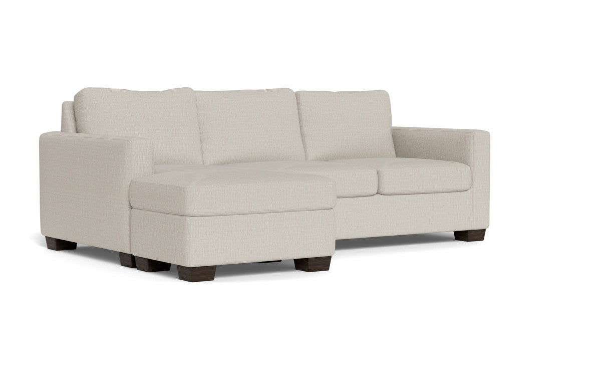 Reversible Chaise Queen Sleeper Sofa Bed with Storage - Modern Convertible Sectional Couch for Small Spaces, Living Room, Guest Room & Apartment