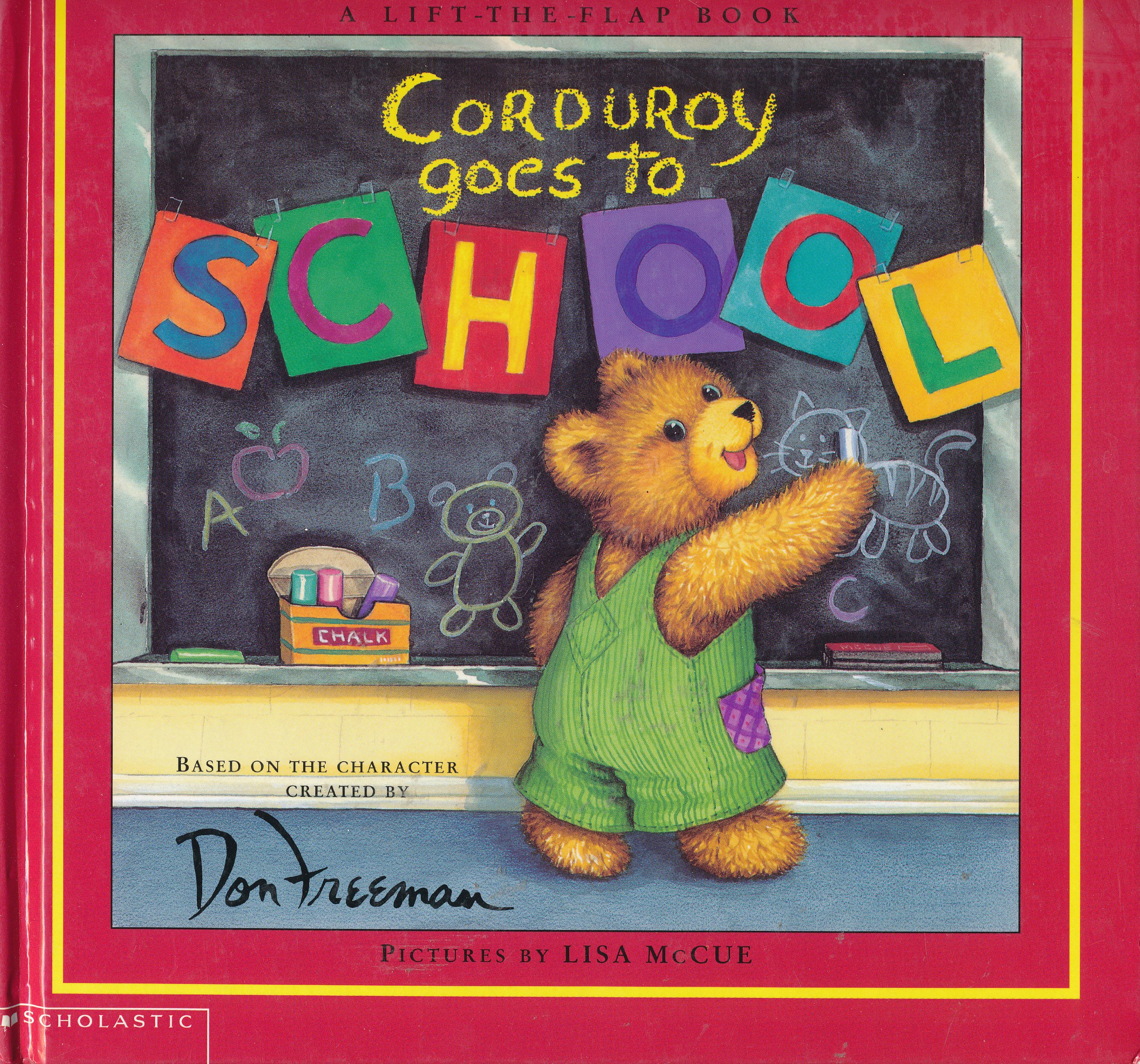 Corduroy Goes to School Lift-the-Flap Interactive Children's Book - Perfect for Preschool Learning, Back to School Gifts & Bedtime Storytime