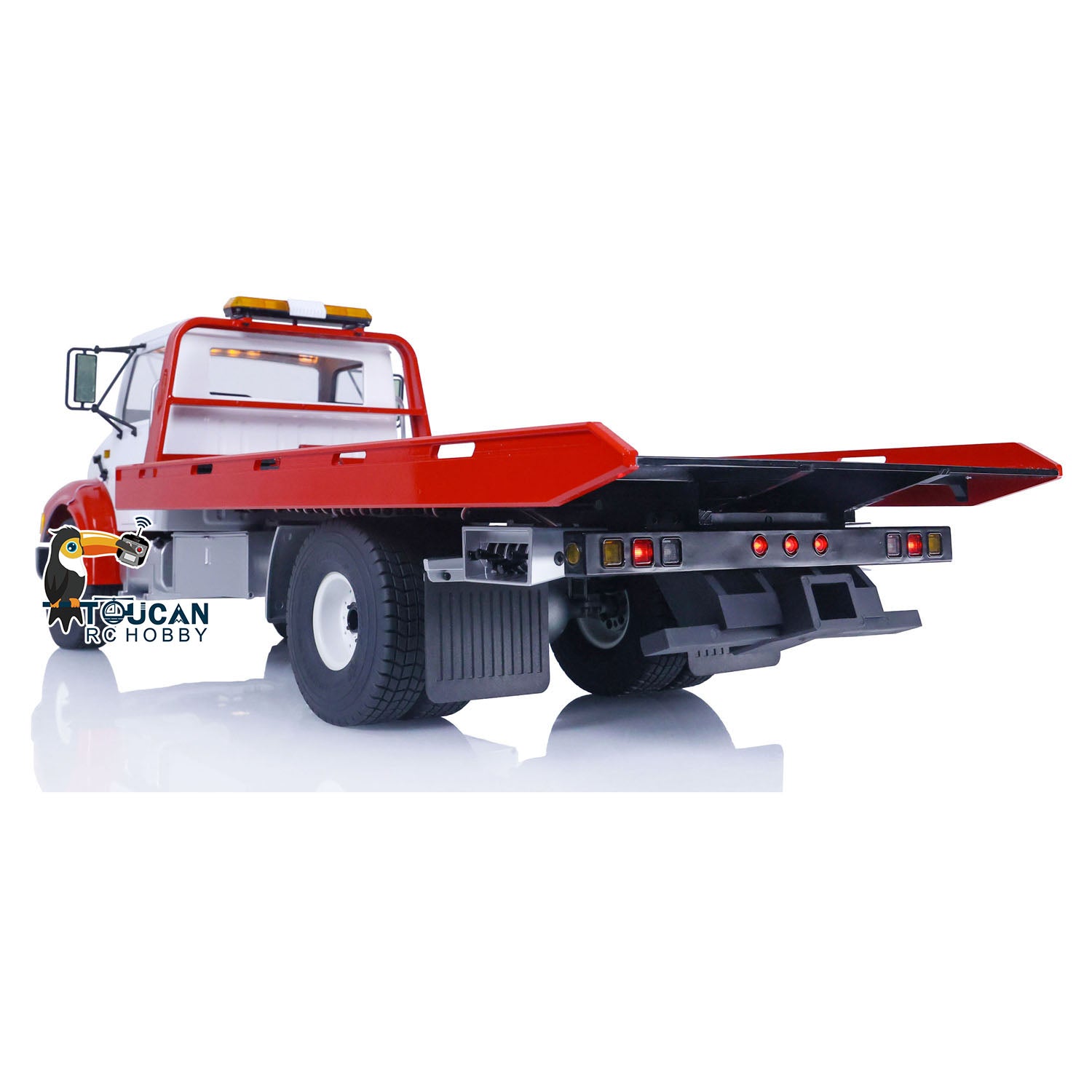 CrossRC WT4 1/10 Scale 4x2 Remote Control Wrecker Truck - Painted & Assembled RC Model with Battery, Lights & Sound for Road Rescue Simulation & Off-Road Play