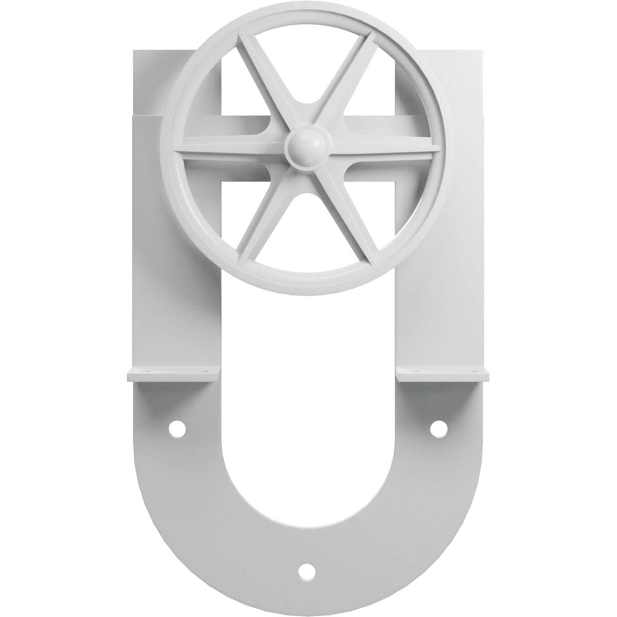 Premium Wagon Wheel Horseshoe Roller Hanger for Barn Doors - 1 3/4
