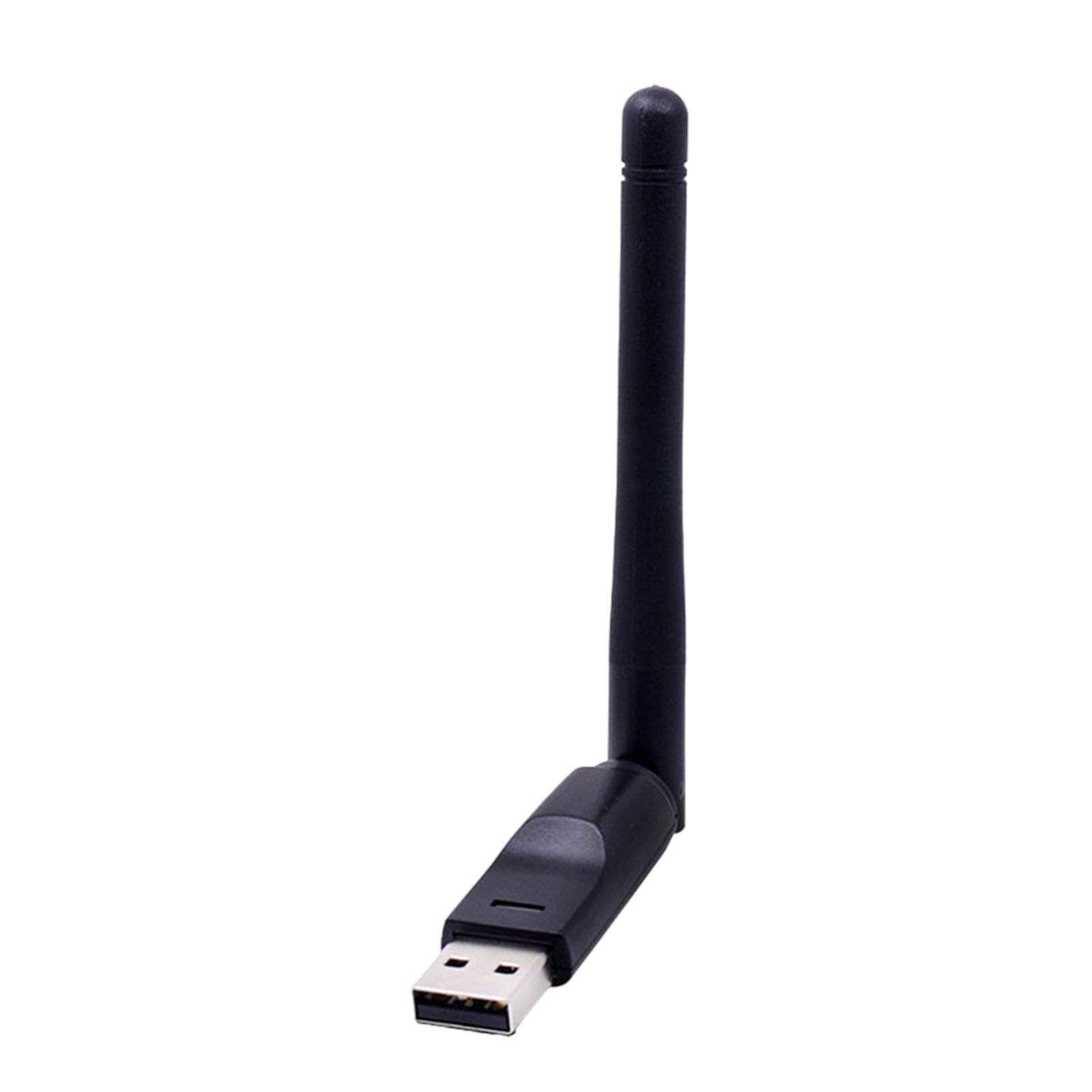 High-Speed USB Wireless Adapter for Desktop PC - Dual Band WiFi Network Adapter with High Gain Antenna for Stable Internet Connection | Perfect for Gaming, Streaming & Home Office Use