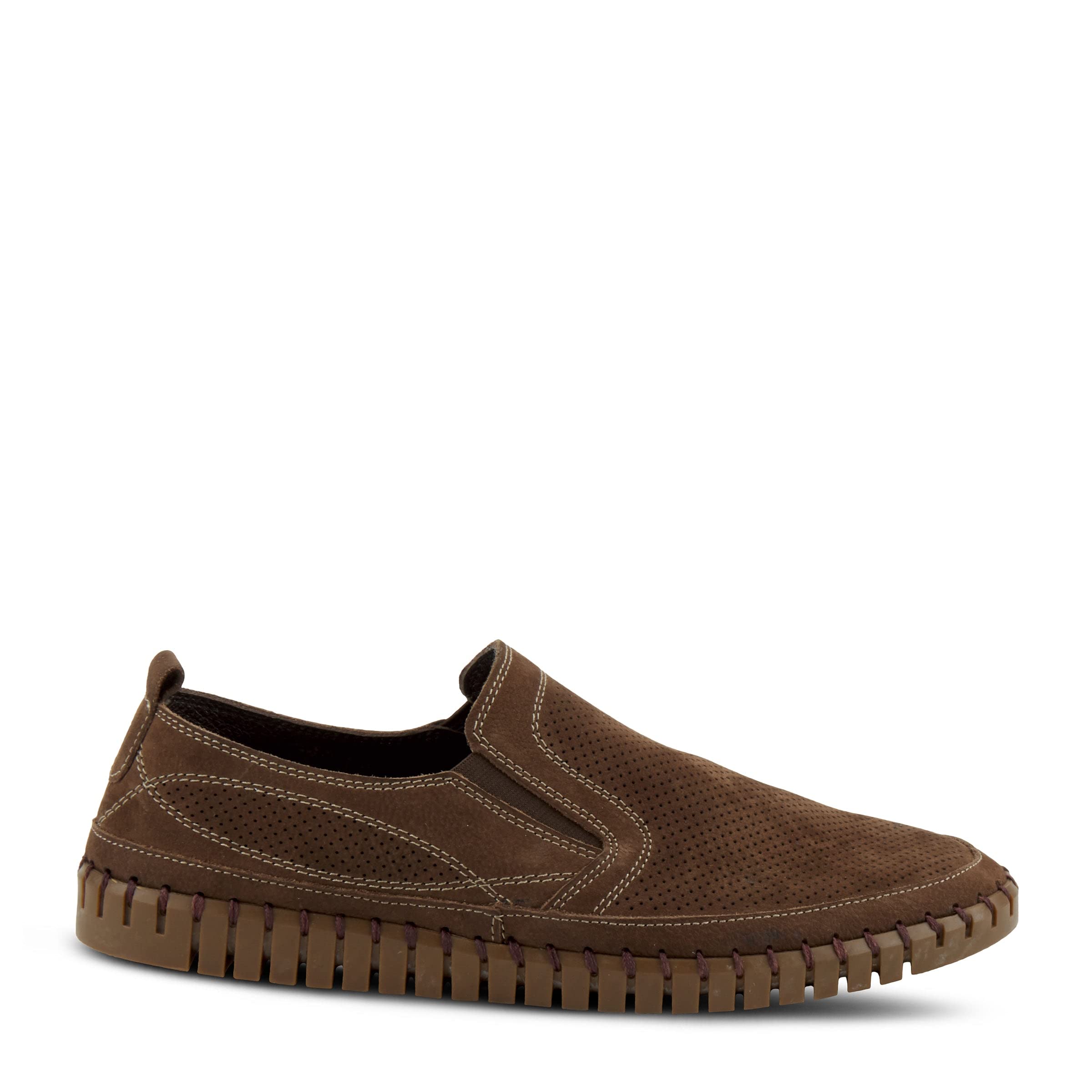Spring Step Men's Mateo Slip-On Loafers - Comfortable Casual Shoes for Men | Breathable & Lightweight | Perfect for Office, Travel & Everyday Wear