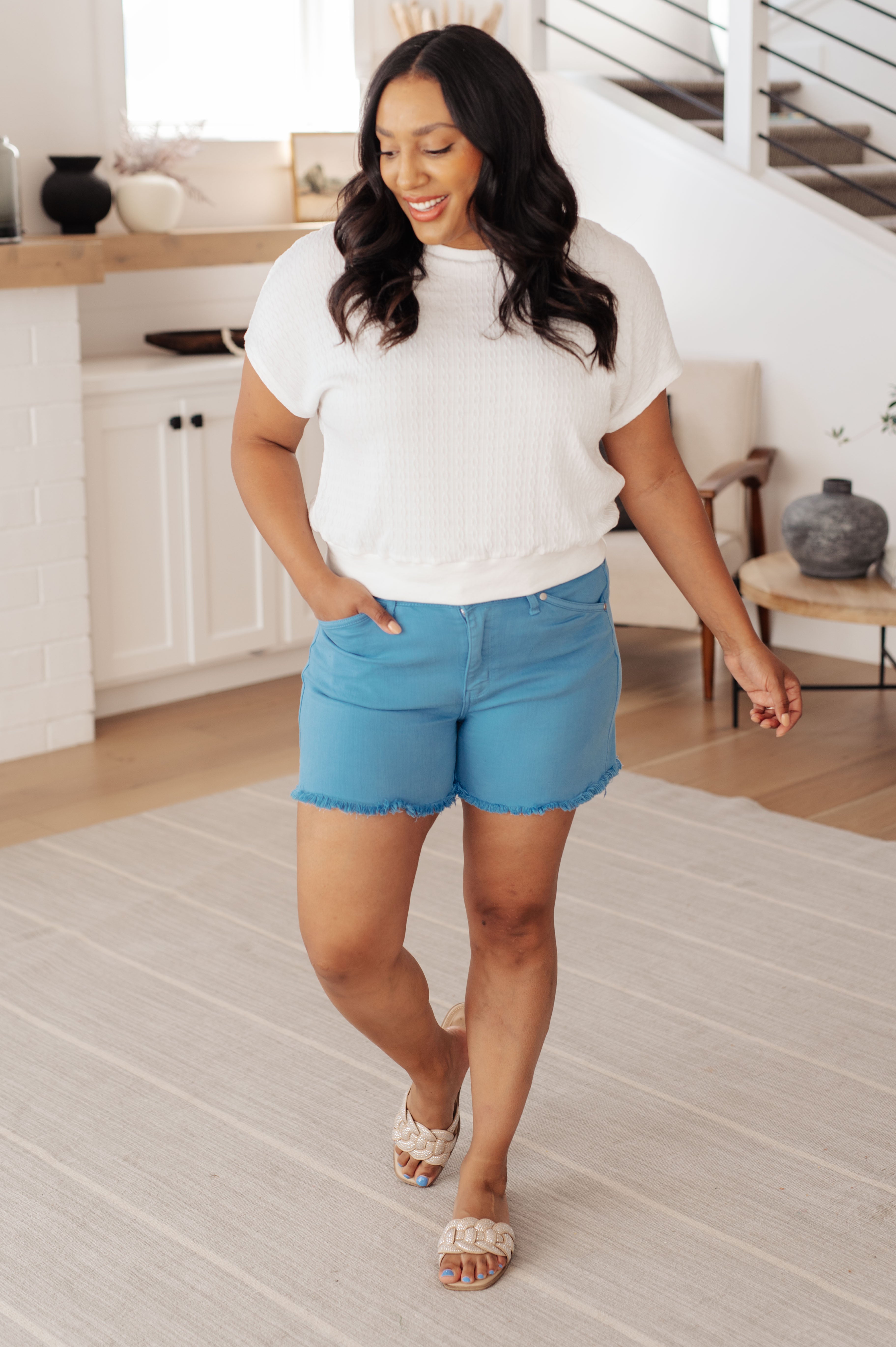 Clearly Classic Short Sleeve Women's T-Shirt in White | Soft Cotton Casual Tee for Everyday Wear, Work & Weekend Outfits