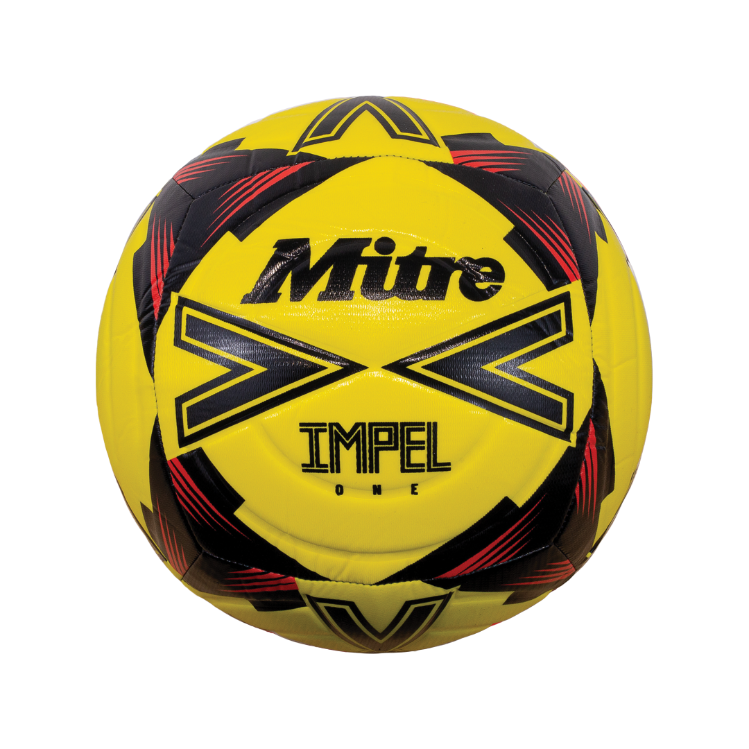 Mitre Impel One Soccer Ball - Official Size 5 Match Ball for Training & Games - Perfect for Youth, Adult, and Professional Players - Indoor & Outdoor Use