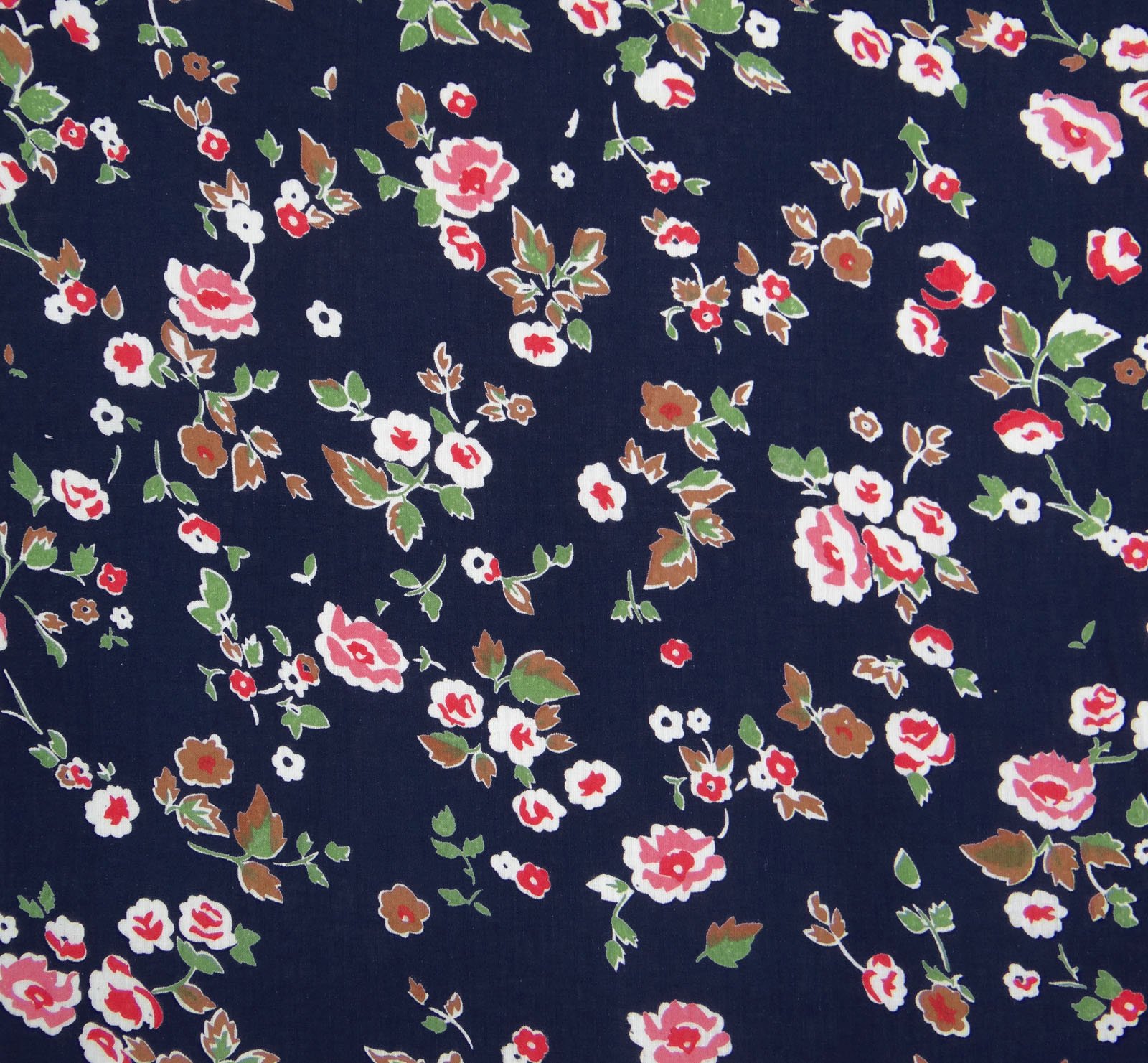 Floral Printed Cotton Fabric by The Yard - Dressmaking, Crafting & Sewing Supplies for DIY Projects, Quilting, and Home Decor