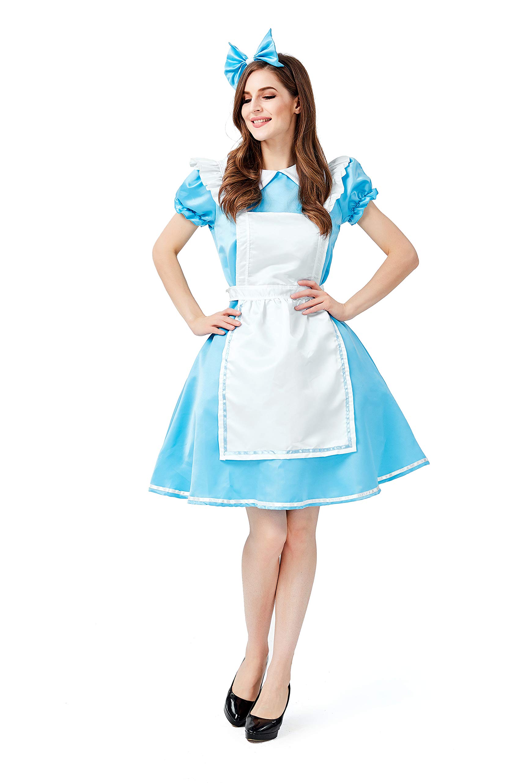 Farm Girl Costume for Halloween & Cosplay - Women's Dress & Stage Prop