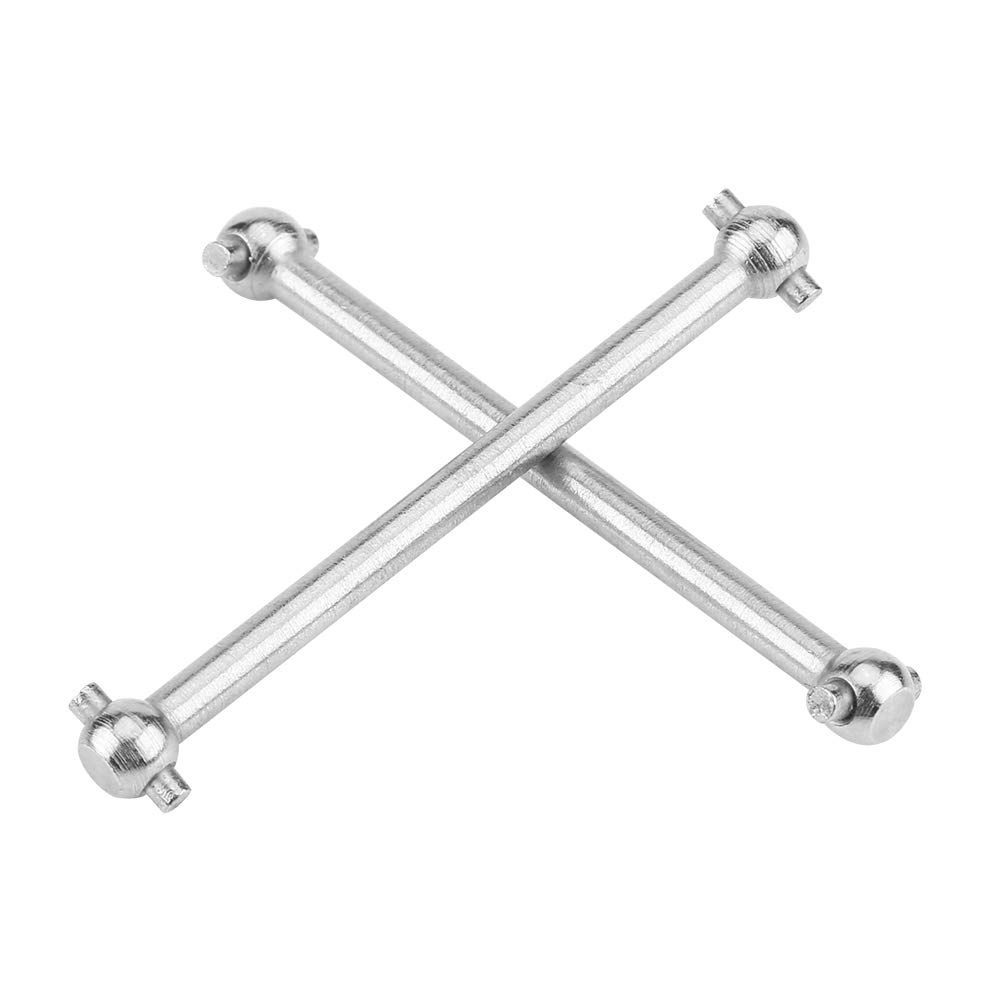Metal RC Drive Shaft 2Pcs - Heavy Duty Dog Bone Axle for WLtoys A959 A969 A979 Remote Control Cars & Trucks - Durable RC Car Accessories for Off-Road Bashing and High-Speed Racing