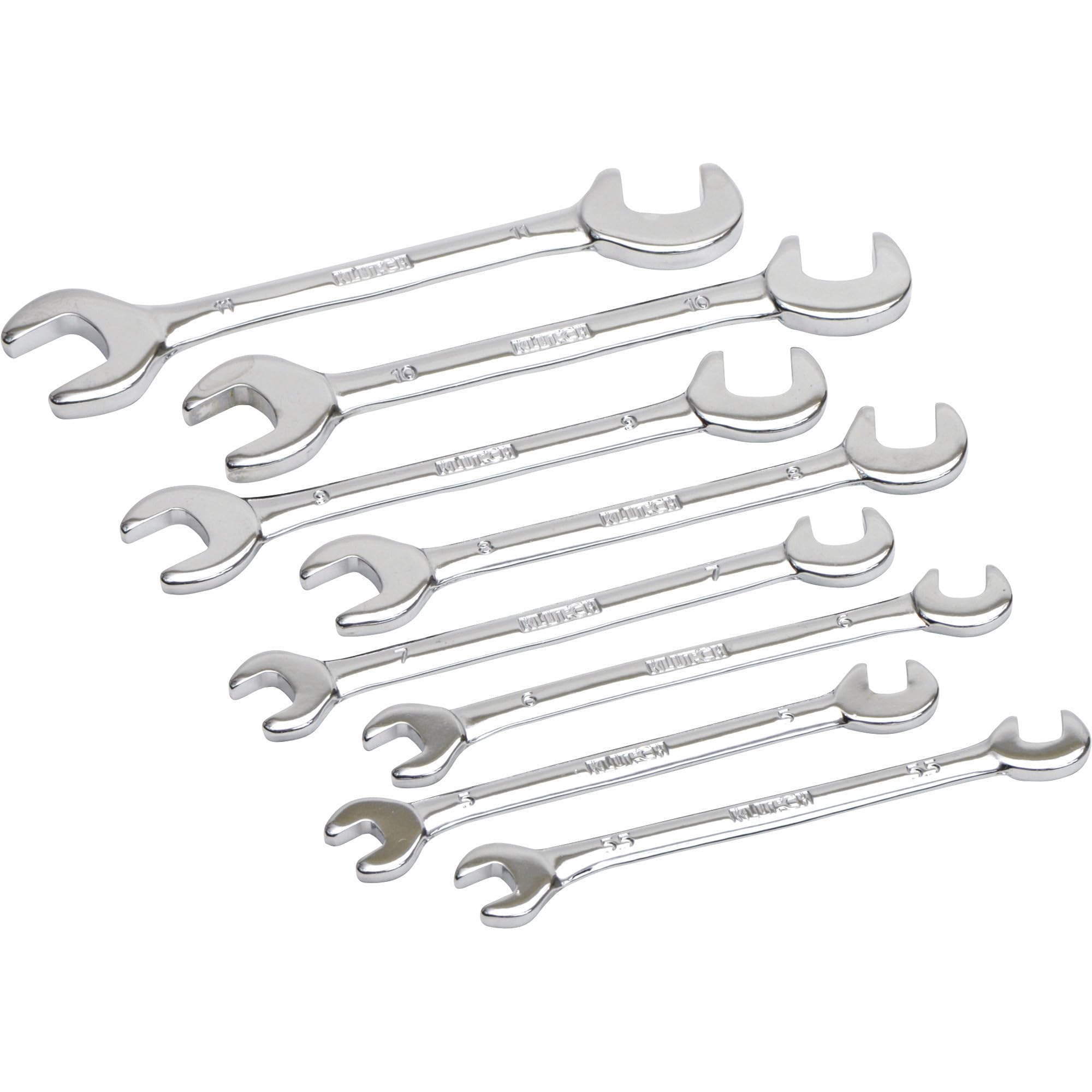Klutch 8-Piece Mini Metric Ignition Wrench Set - SAE Standard Tools for Automotive Repair, Motorcycle & Small Engine Maintenance - Perfect for Mechanics and DIY Enthusiasts