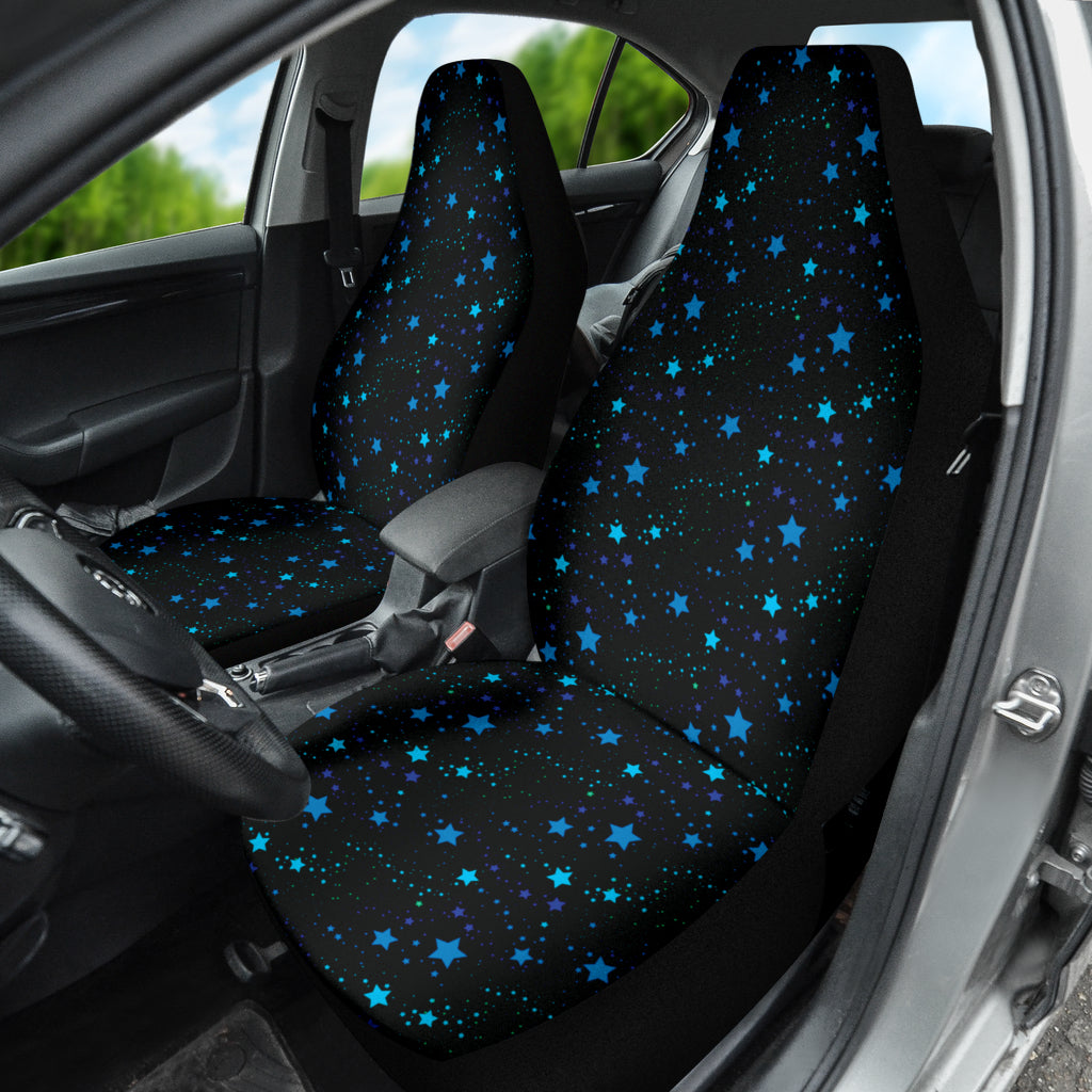 Premium Blue Stars Sky Car Seat Covers - Universal Fit for Cars, Trucks & SUVs - Comfortable & Stylish Protection for Road Trips & Daily Commutes