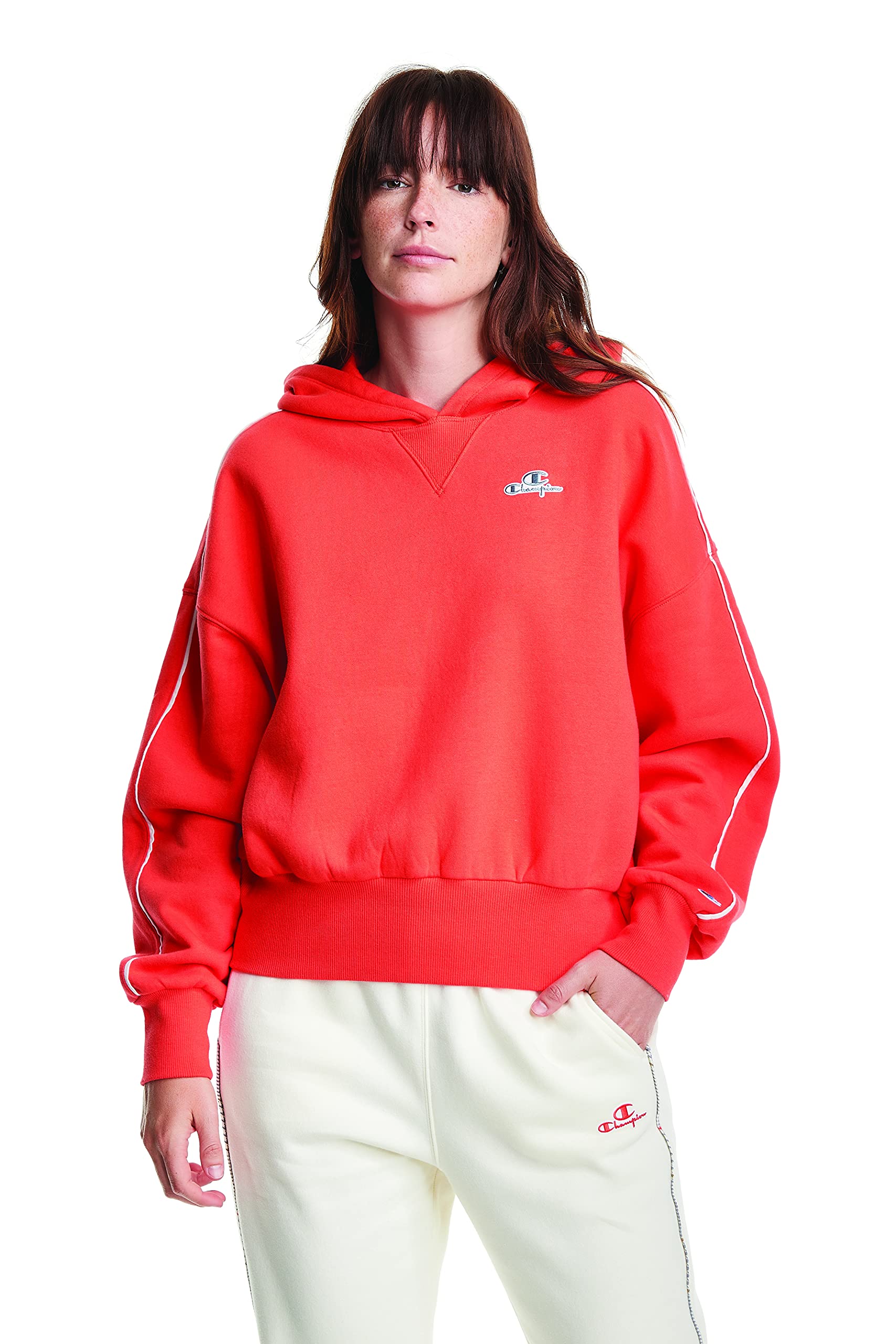Champion Women's Classic Fleece Hoodie - Soft & Cozy Pullover Sweatshirt for Casual Wear, Lounge & Gym | Plus Size Options Available