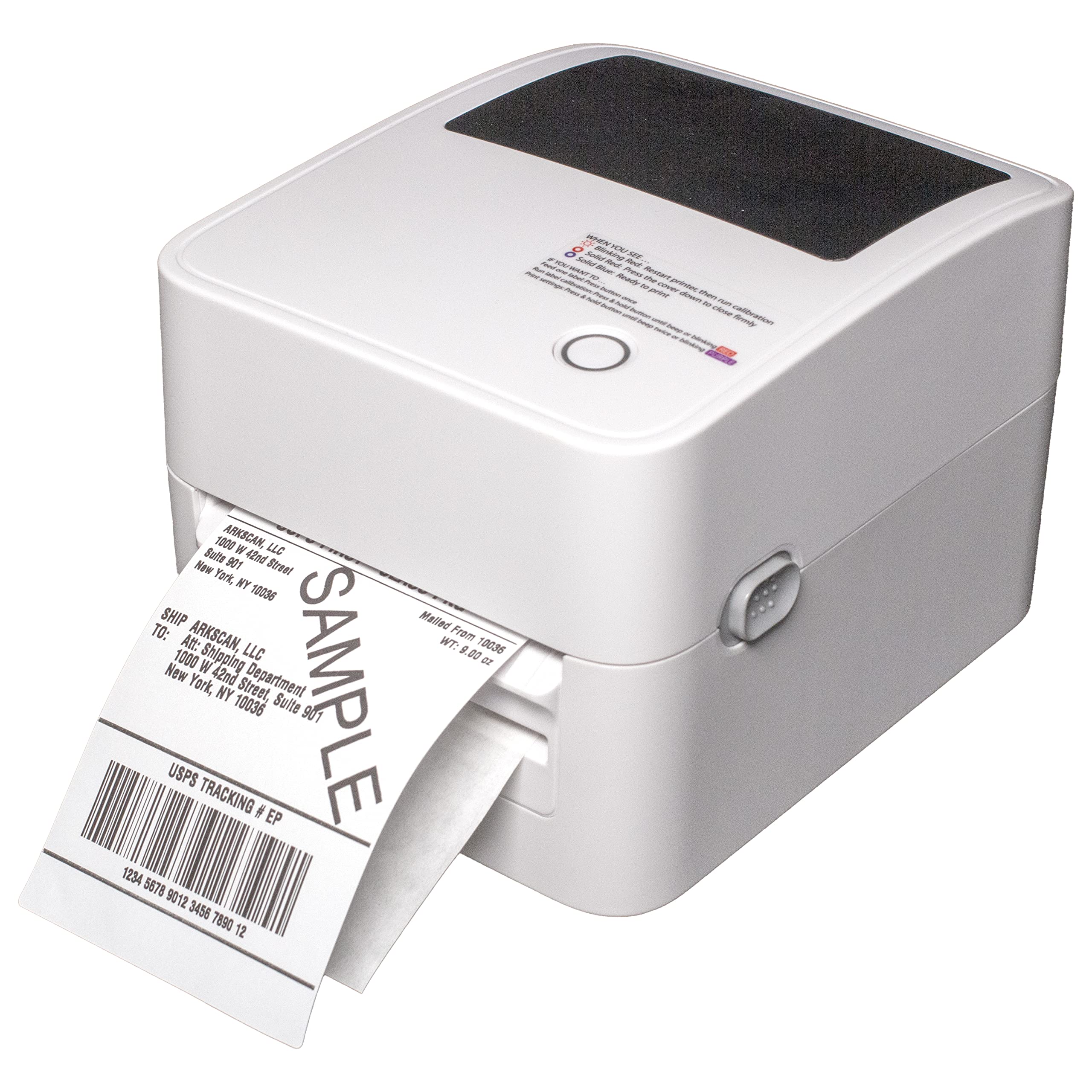 2054K-AP Auto Peel Shipping Label Printer - Automatic Label Separation for UPS, USPS, FedEx | Wireless Bluetooth & USB Connectivity for Windows, Mac, Chromebook | Ideal for E-commerce, Small Business & Home Shipping Needs