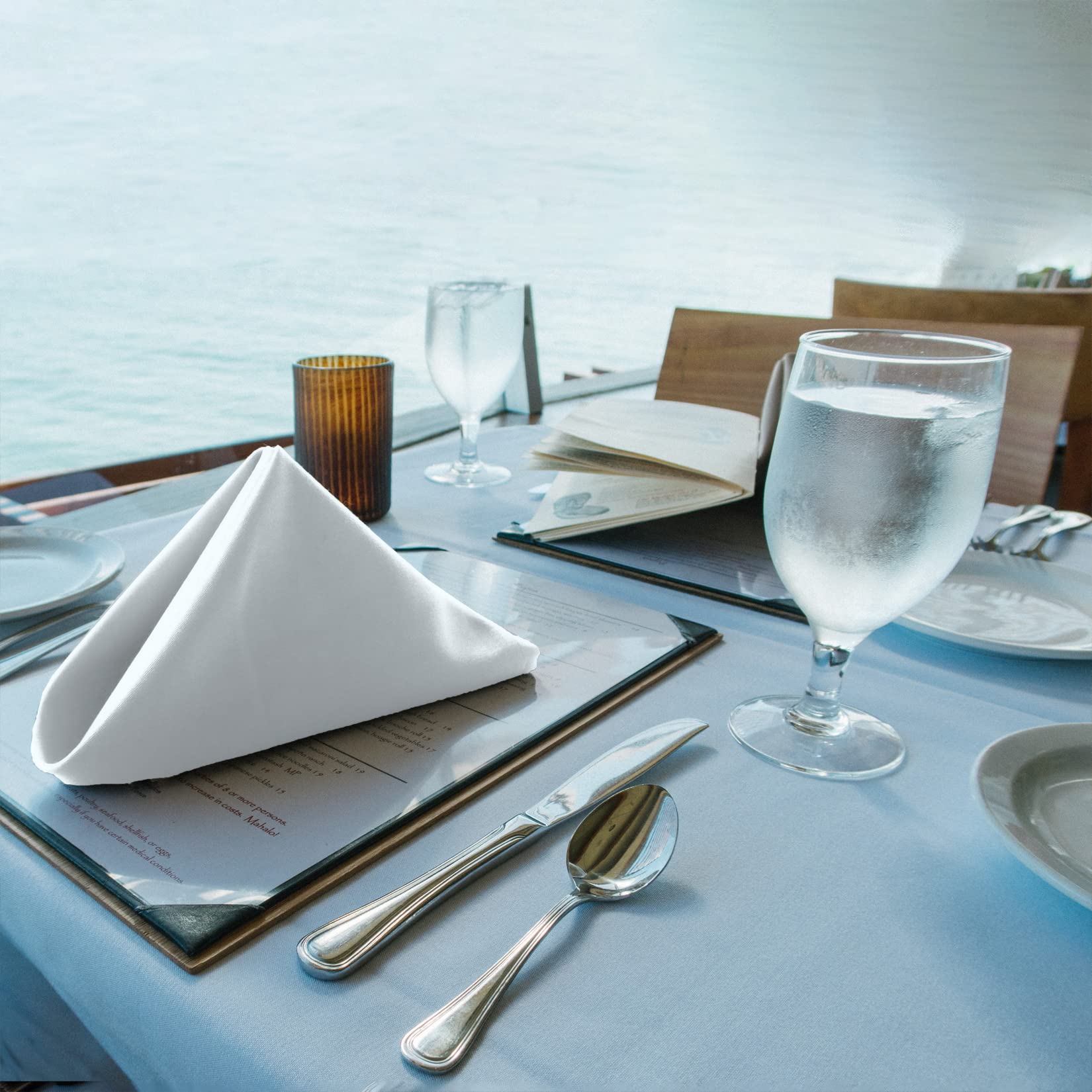 Premium 12-Pack Commercial Grade Restaurant Cloth Napkins - 20