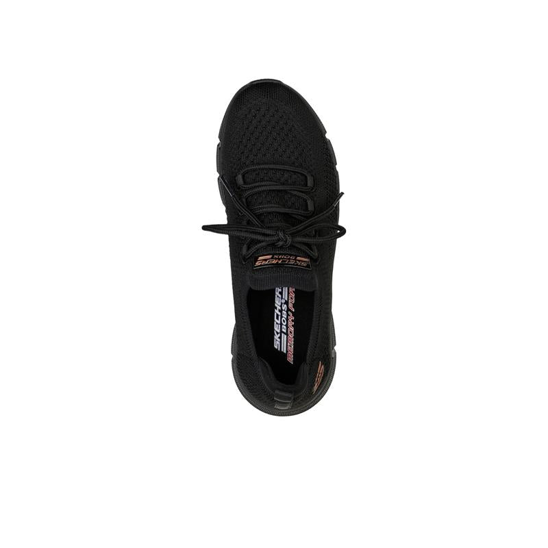 BOBS B FLEX 117121/BBK - Comfortable & Stylish Women's Slip-On Shoes for Walking, Travel & Casual Wear