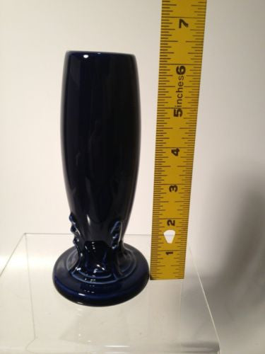 Fiesta Cobalt Blue Wave Bud Vase - Handmade Ceramic Flower Vase for Home Decor, Wedding Centerpieces & Tabletop Display | Perfect for Dining Room, Living Room & Office Decor