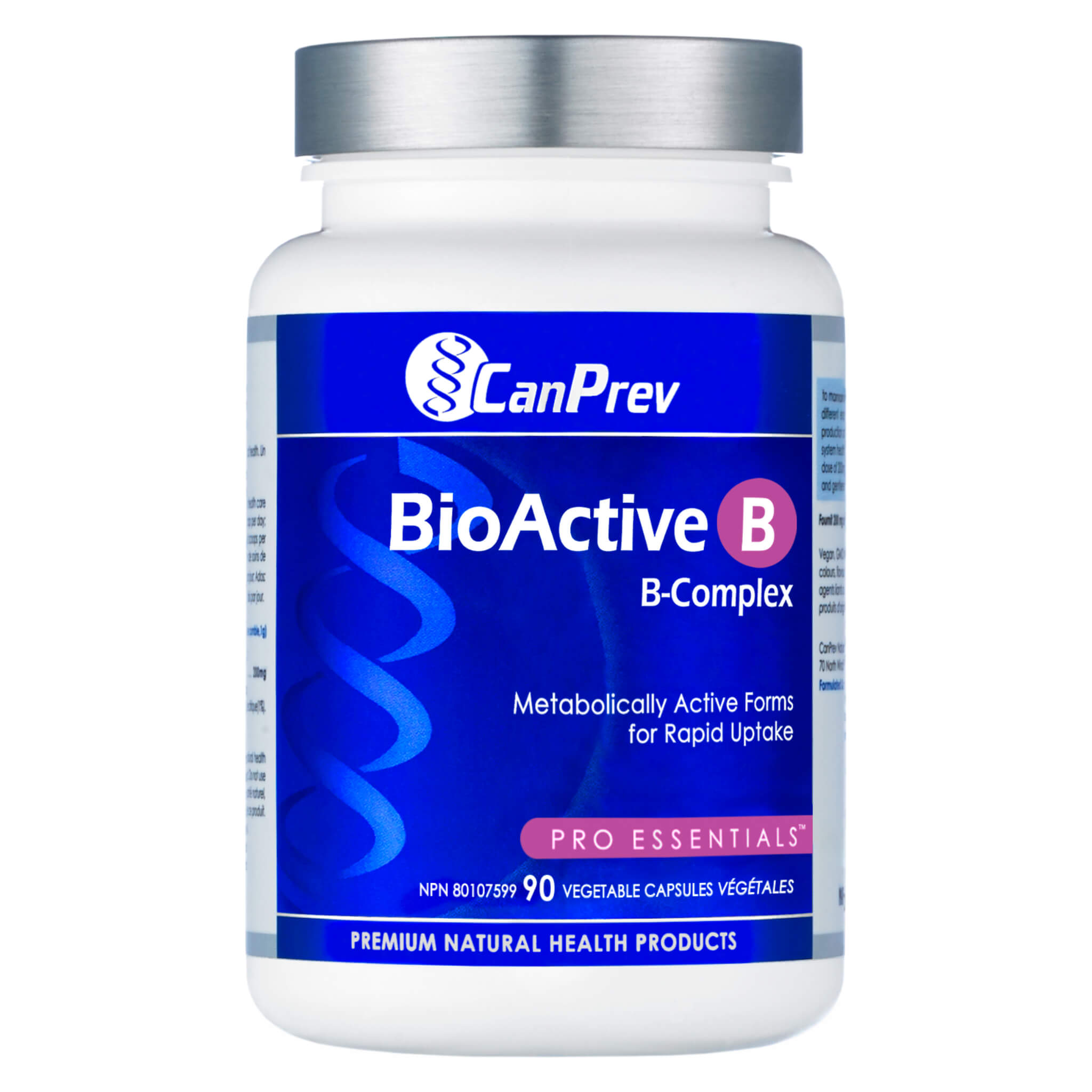 Bioactive Vitamin B Complex with 90mg Vitamin C - Boost Energy & Immune Support for Daily Wellness & Active Lifestyle