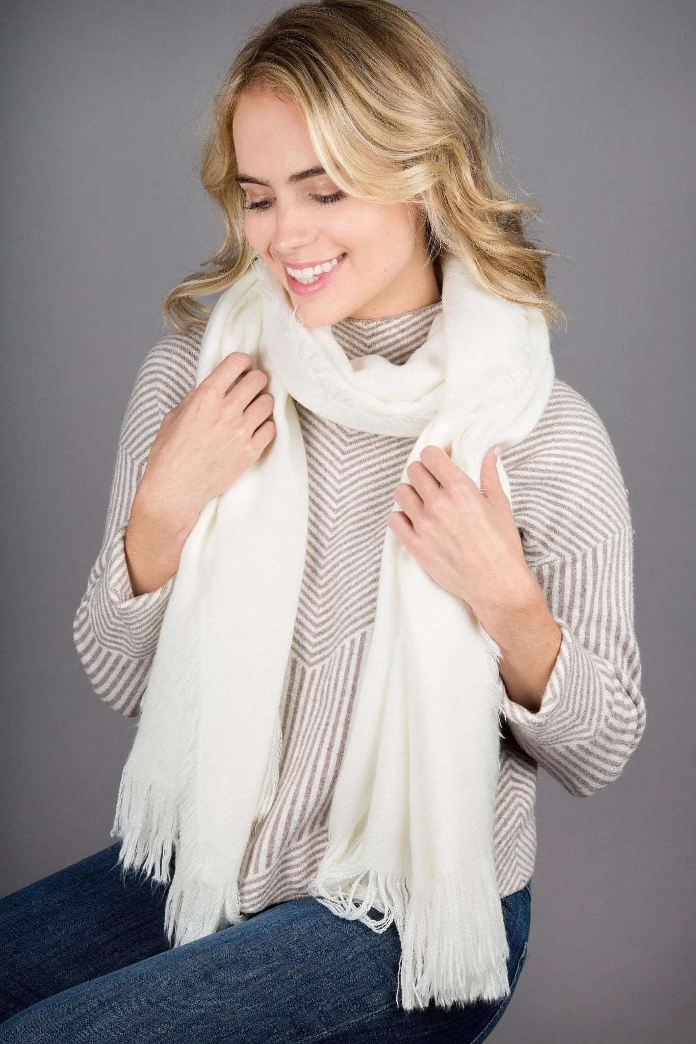 Warm Arctic Scarf for Women & Men - Soft Winter Knit Scarf - Cozy Cold Weather Accessory for Outdoor Activities, Snowboarding, and Hiking