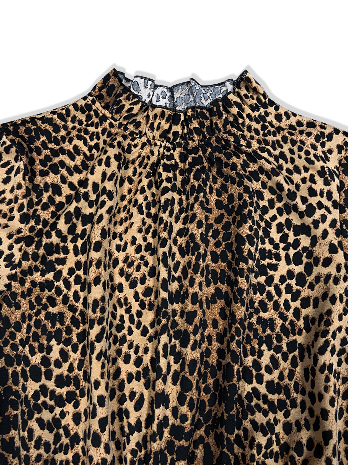 Leopard Print Flounce Sleeve Wide Leg Jumpsuit for Women - Resort Wear & Vacation Outfit | Perfect for Beach Getaways, Summer Parties, and Tropical Vacations