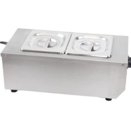 2-Tank Electric Chocolate Melter Machine with Water Heating System - 220V for Candy Making, Baking & Dessert Decoration - Perfect for Home, Bakery & Commercial Use