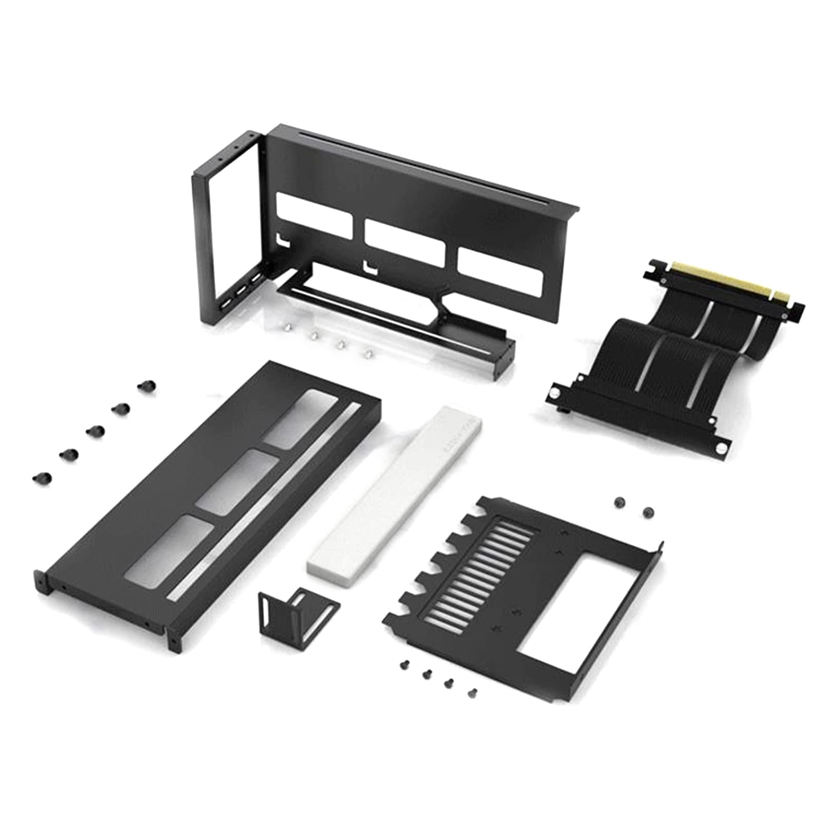 Bydezcon PCIe x16 Vertical GPU Mount Bracket - Universal Graphics Card Support Stand for PC Case, Video Card Holder Kit - Perfect for Gaming Rigs & Workstation Builds