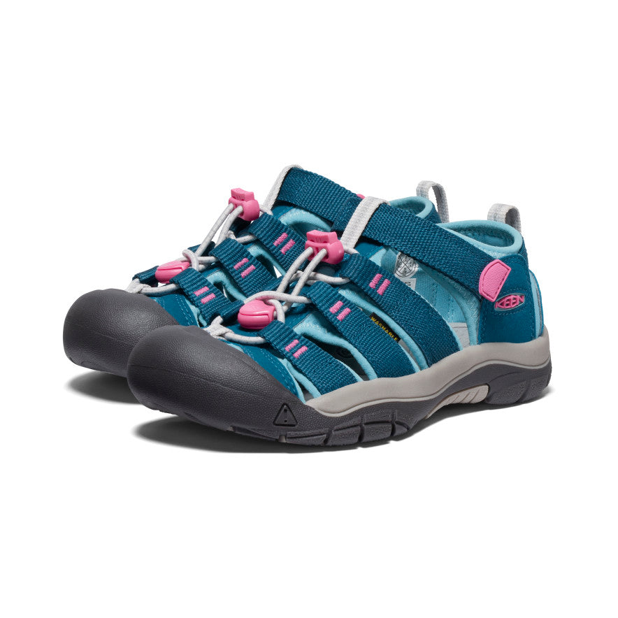 Newport H2 Big Kids' Sneakers - Legion Blue & Hot Pink | Comfortable & Durable for School, Play & Outdoor Activities