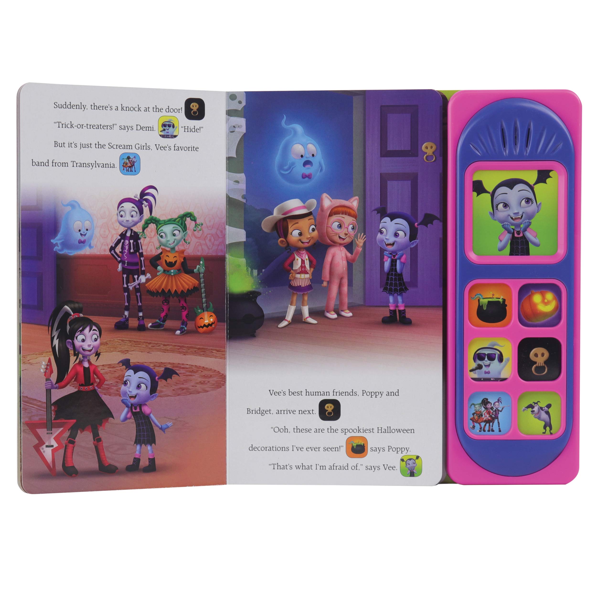 Disney Junior Vampirina Halloween Sound Book - Interactive Musical Toy for Kids with Spooky Sounds - Perfect for Halloween Parties, Storytime & Preschool Learning Activities