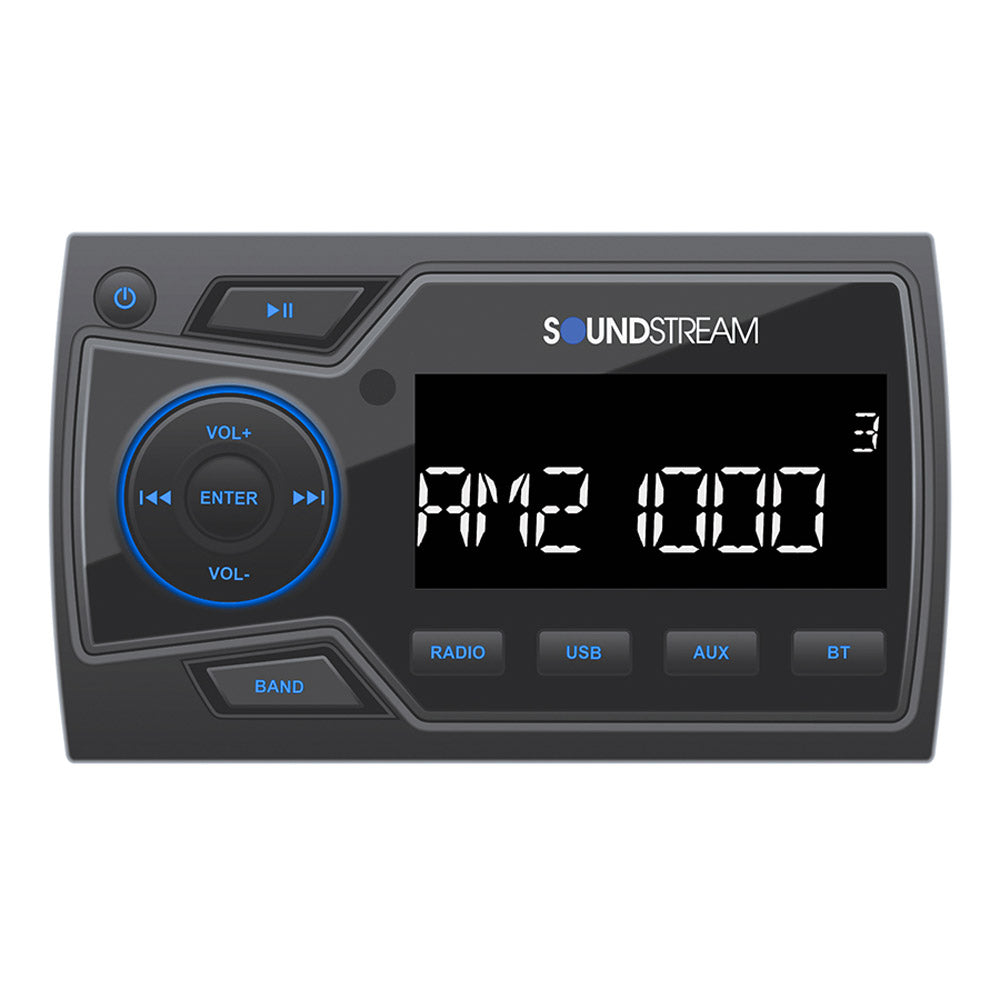 Soundstream MHU 32 Marine Grade Digital Media Player - Waterproof Bluetooth Stereo Receiver for Boats, Yachts & Outdoor Use