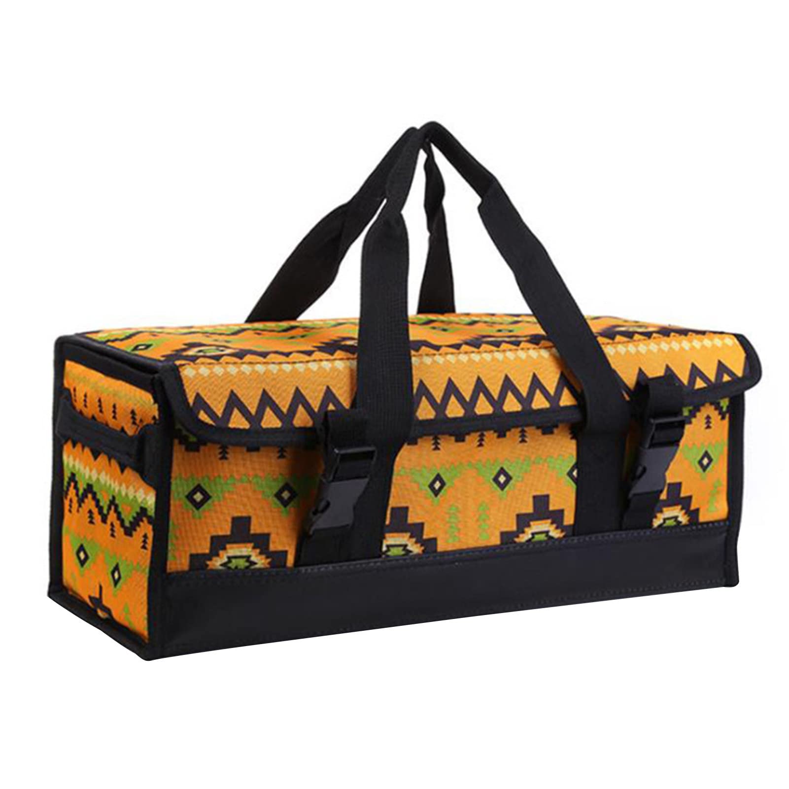 Waterproof Tent Tool Bag - Durable Oxford Cloth with Fashion Print, Large Capacity Camping Accessories Pouch for Tent Nails & Outdoor Gear - Perfect for Hiking, Camping & Backpacking Trips