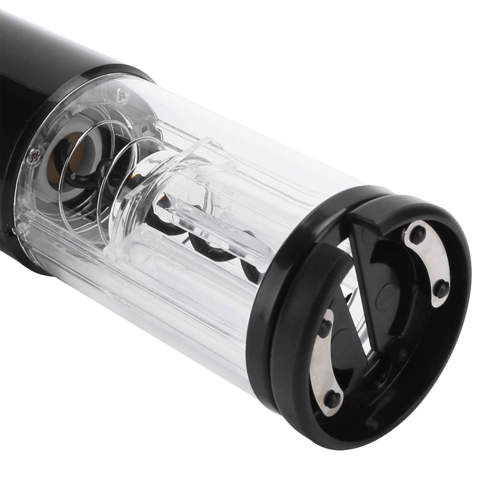 Automatic Electric Wine Bottle Opener with Removable Foil Cutter - Black | Cordless Rechargeable Corkscrew for Easy Wine Opening | Perfect for Home, Parties, and Restaurants