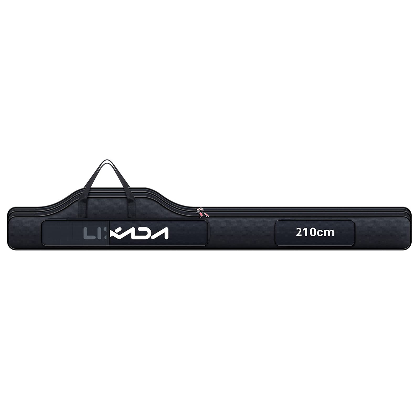 Lixada Fishing Rod Case - Portable Folding Pole & Reel Storage Bag with Gear Organizer | Waterproof Fishing Accessories for Travel, Camping & Boat Trips