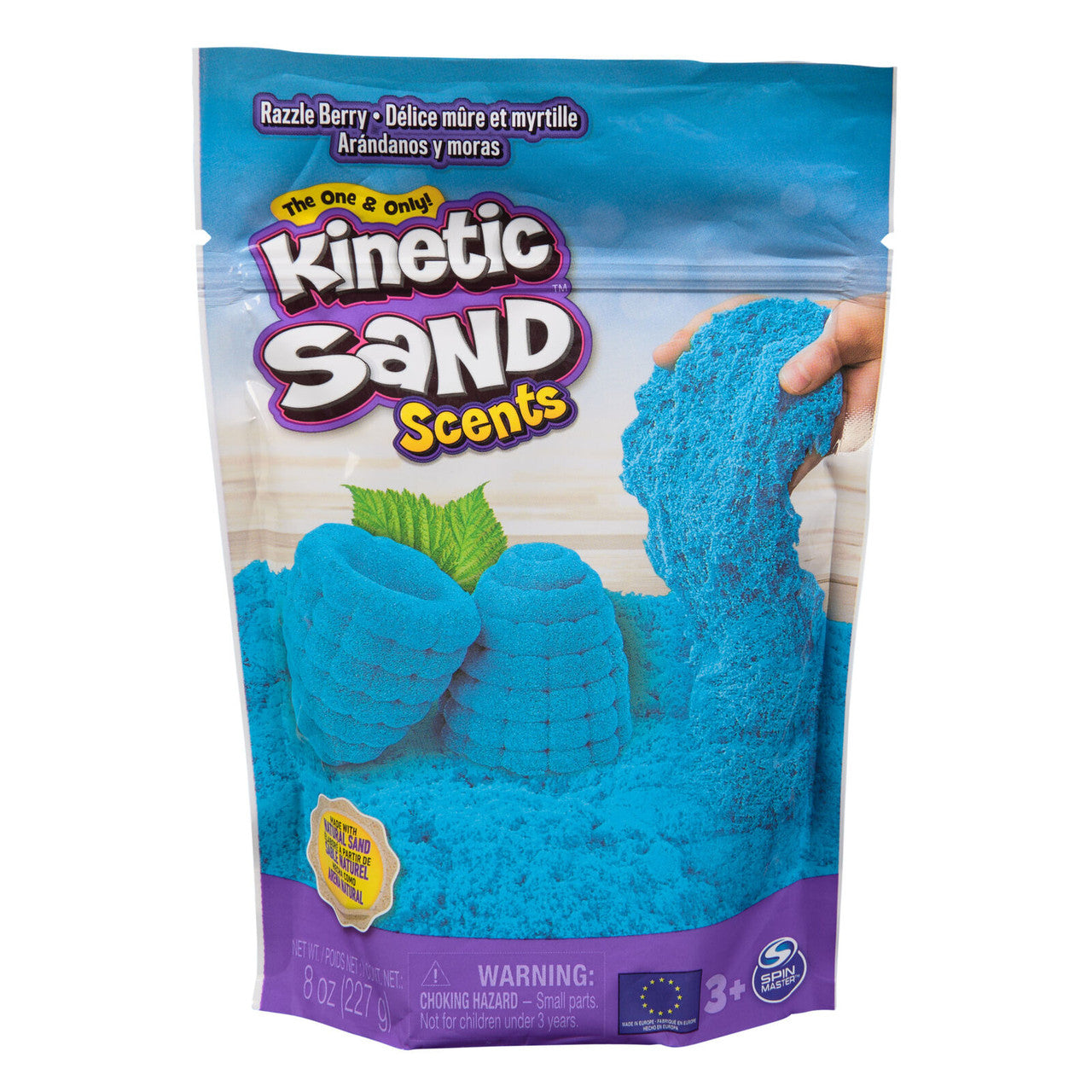 Kinetic Sand 8oz Fruity Scented Play Sand - Sensory Toys for Kids, Stress Relief for Adults - Perfect for Indoor Play, Classroom Activities & Relaxation Therapy