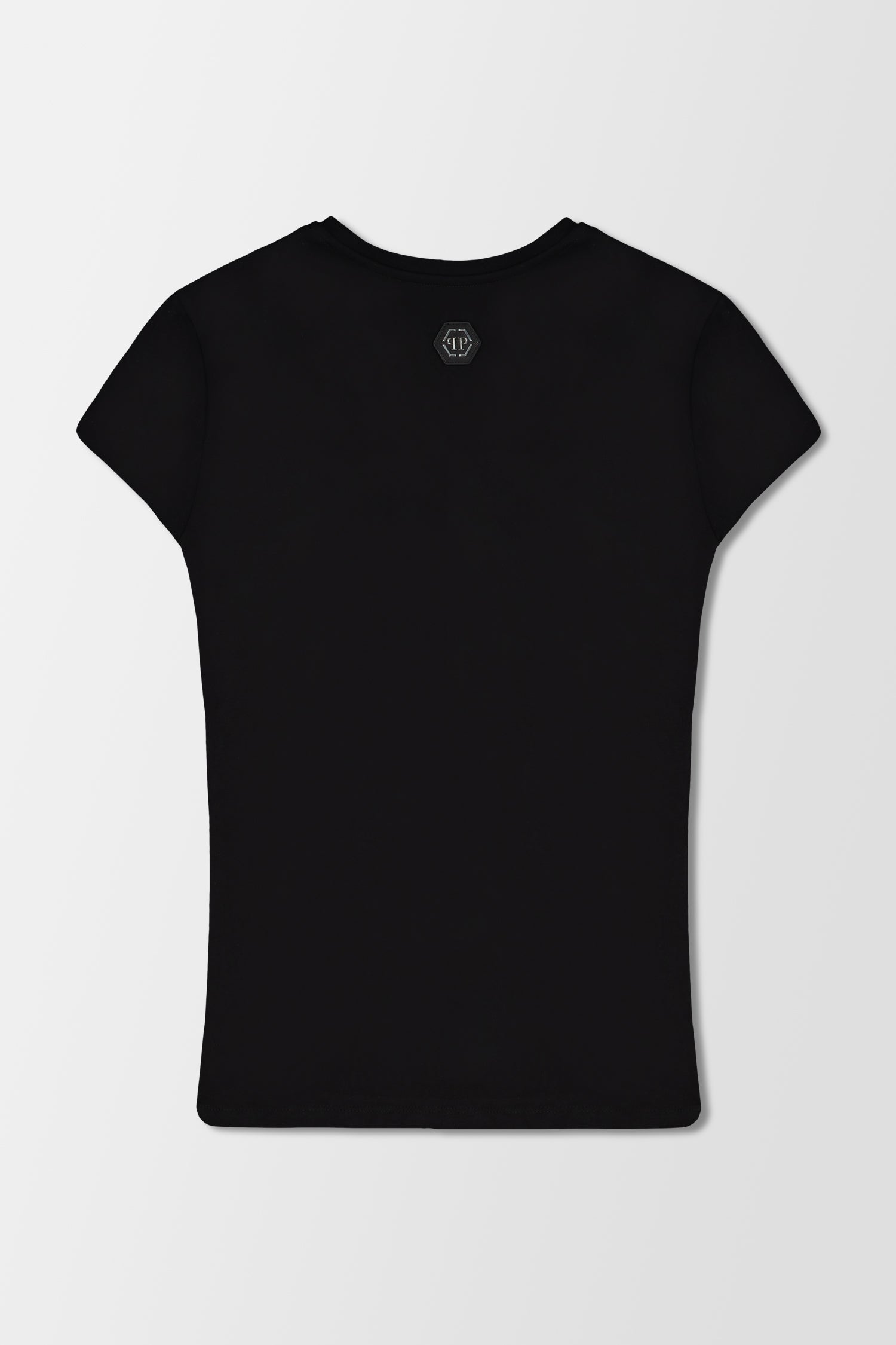 Philipp Plein Black Round Neck Short Sleeve Floral Print T-Shirt for Men - Casual Streetwear & Summer Fashion