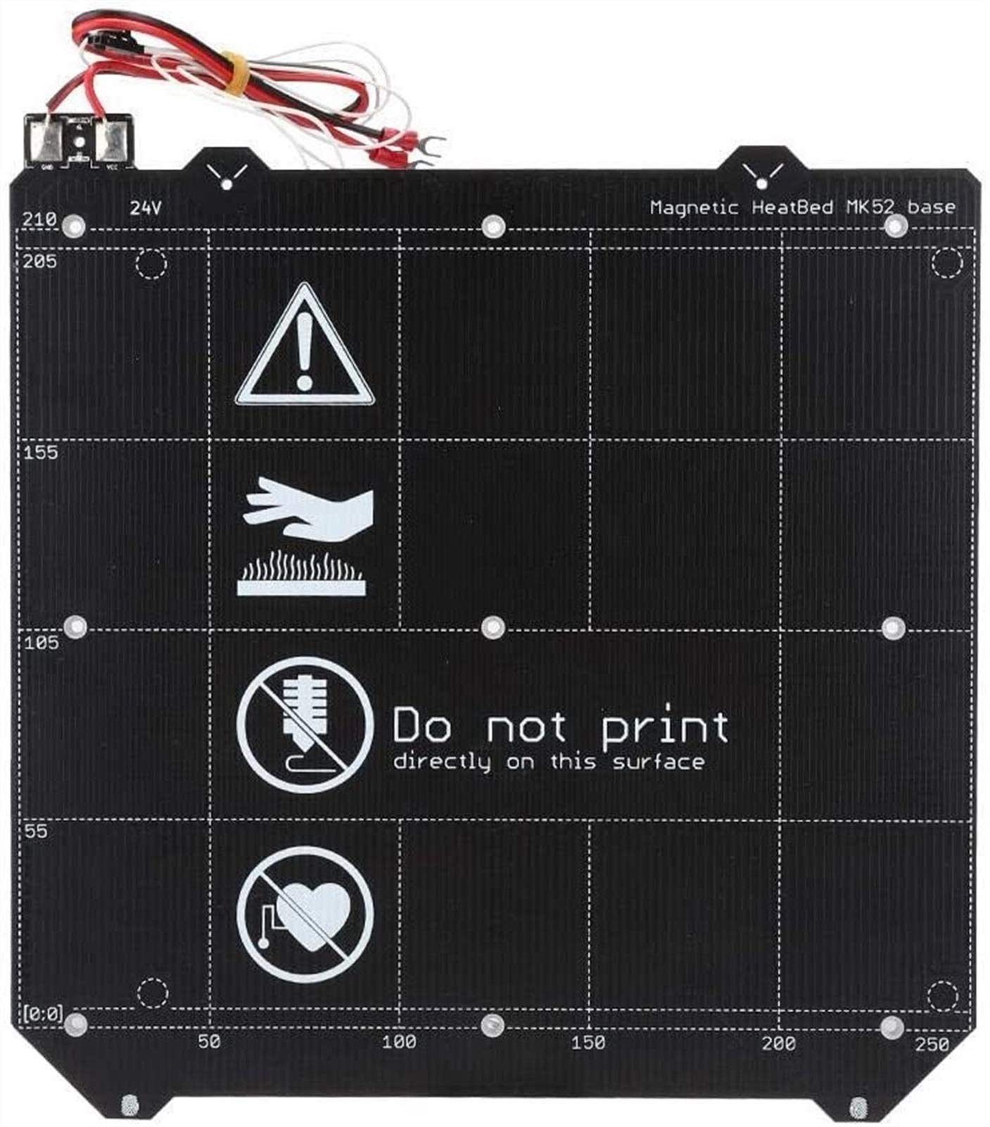 3D Printer Accessories - Double Sided Magnetic Flexible Steel Plate for Prusa i3 MK3S/MK2.5 Hot Bed | Textured & Smooth Build Surface | Perfect for ABS, PLA, PETG Printing | Home & Office 3D Printing Projects