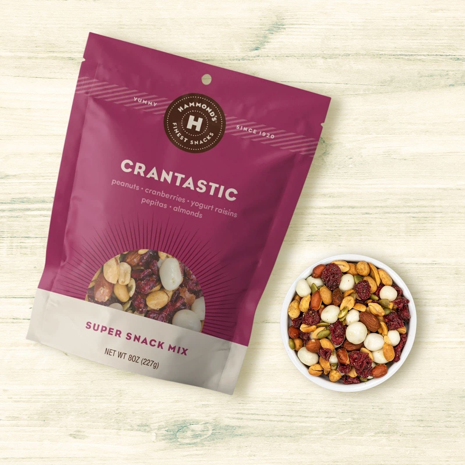 Hammond’s Candies Snack Mix Gift Box - Variety Pack, 8 Oz (Pack of 9) | Sweet, Salty & Cheesy Trail Mix | Handmade in Small Batches in USA | Perfect for Gifts, Parties & Office Snacks