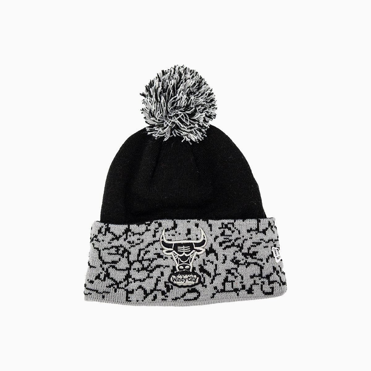 Chicago Bulls NBA Winter Knit Pom Beanie Hat - Official Team Logo, Warm & Stylish for Men & Women - Perfect for Basketball Games, Outdoor Activities & Cold Weather