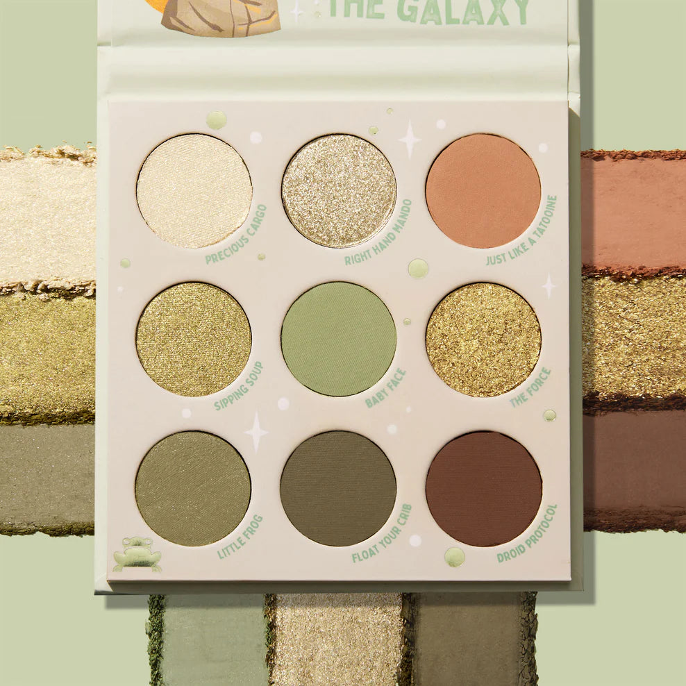 Limited Edition The Child™ Eyeshadow Palette by ColourPop - Perfect for Everyday Wear & Star Wars Fans