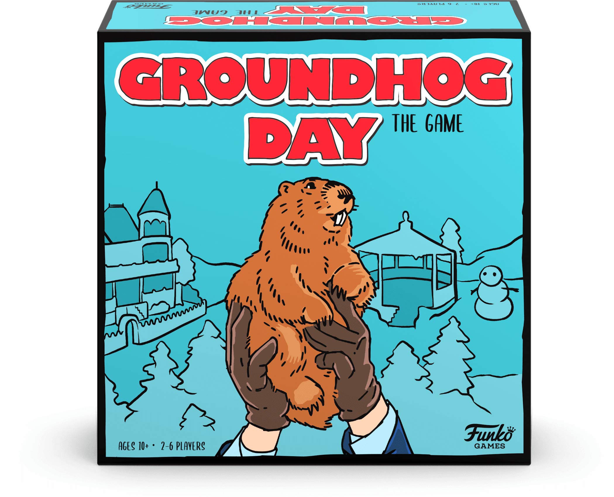 Funko Games: Groundhog Day - The Game | 家庭聚会桌游 | 策略游戏 | 适合朋友聚会和节日娱乐